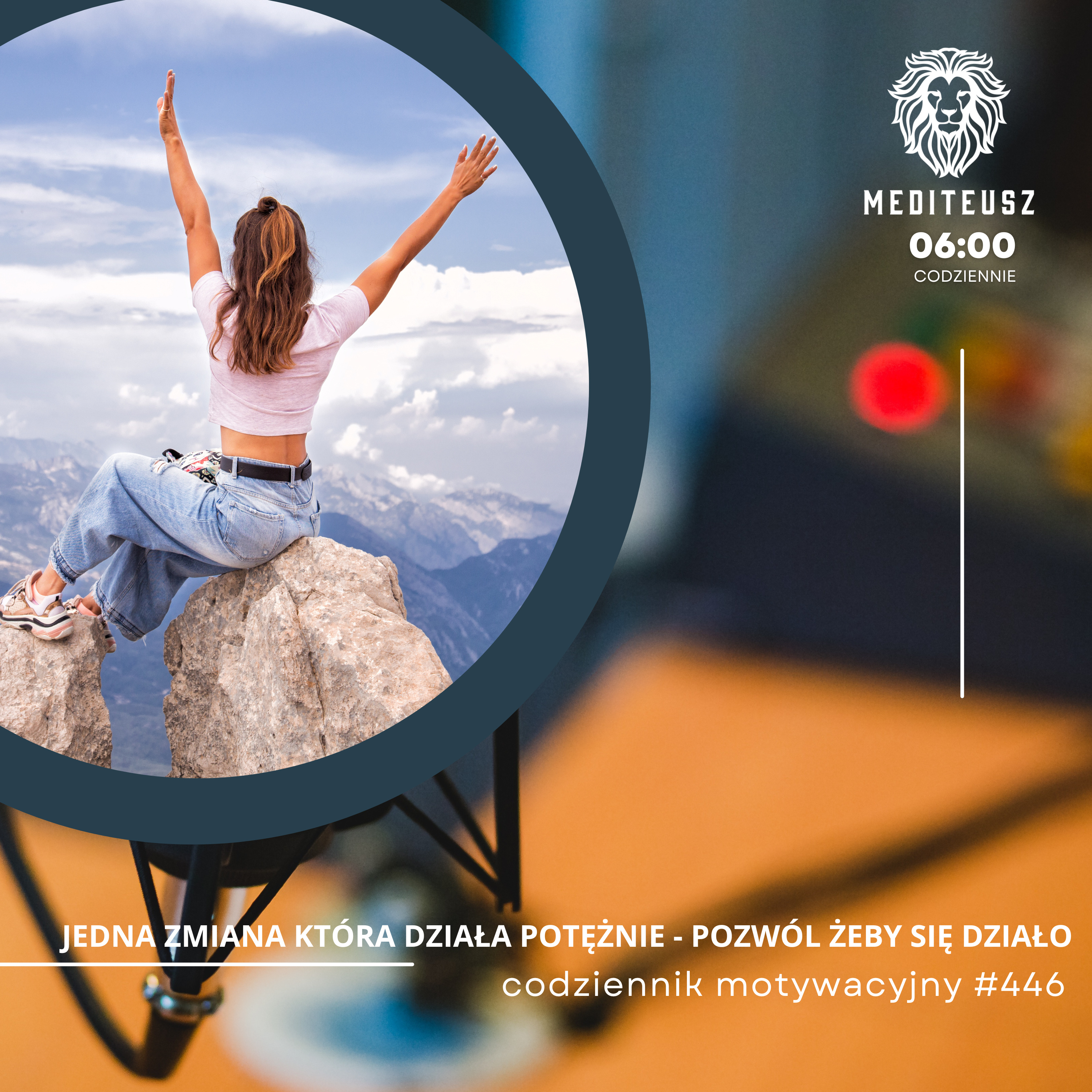 CODZIENNIK MOTYWACYJNY #446 8 I 2025 - JEDNA ZMIANA KTÓRA DZIAŁA POTĘŻNIE - POZWÓL ŻEBY SIĘ DZIAŁO episode artwork