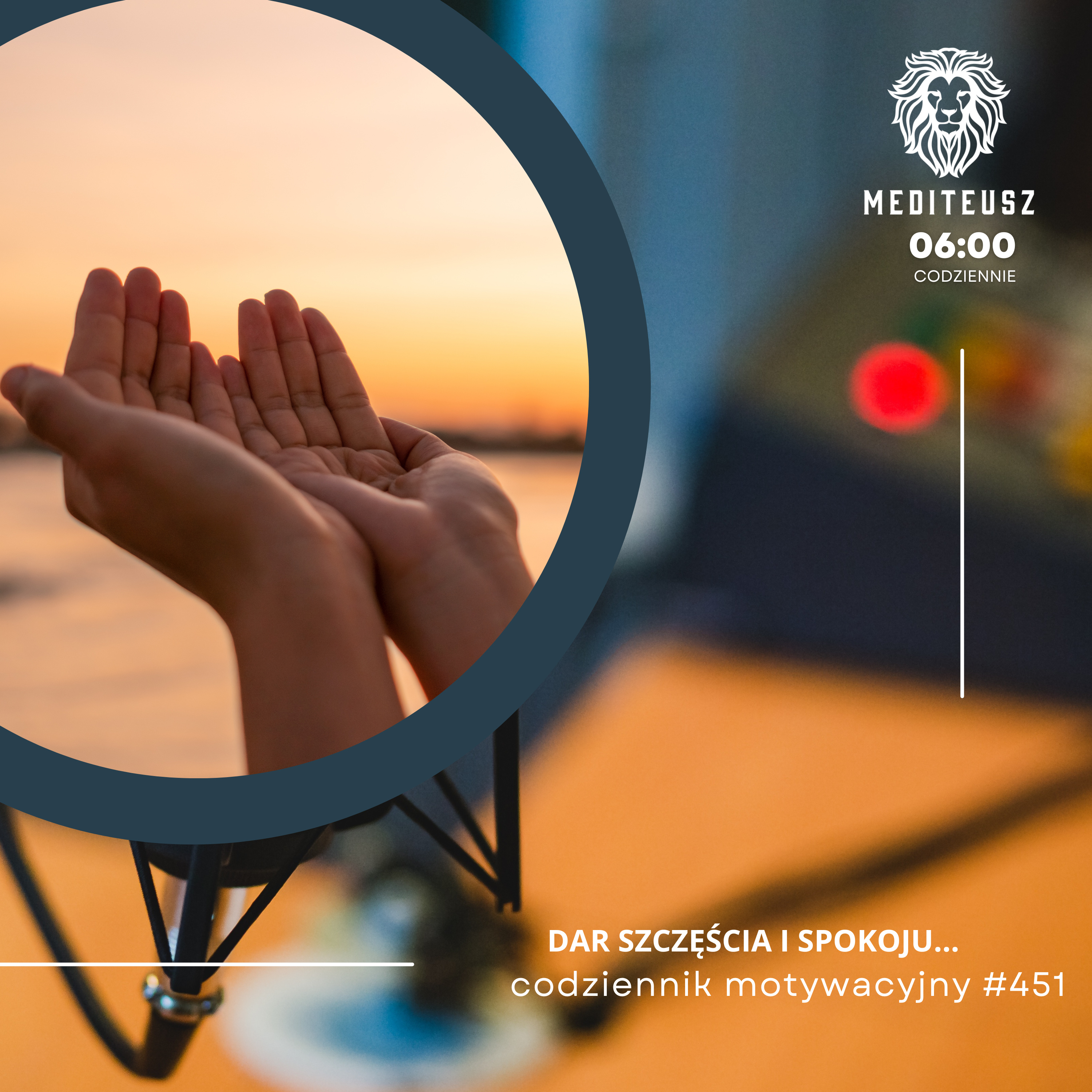 CODZIENNIK MOTYWACYJNY #451 15 I 2025 - DAR SZCZĘŚCIA I SPOKOJU episode artwork