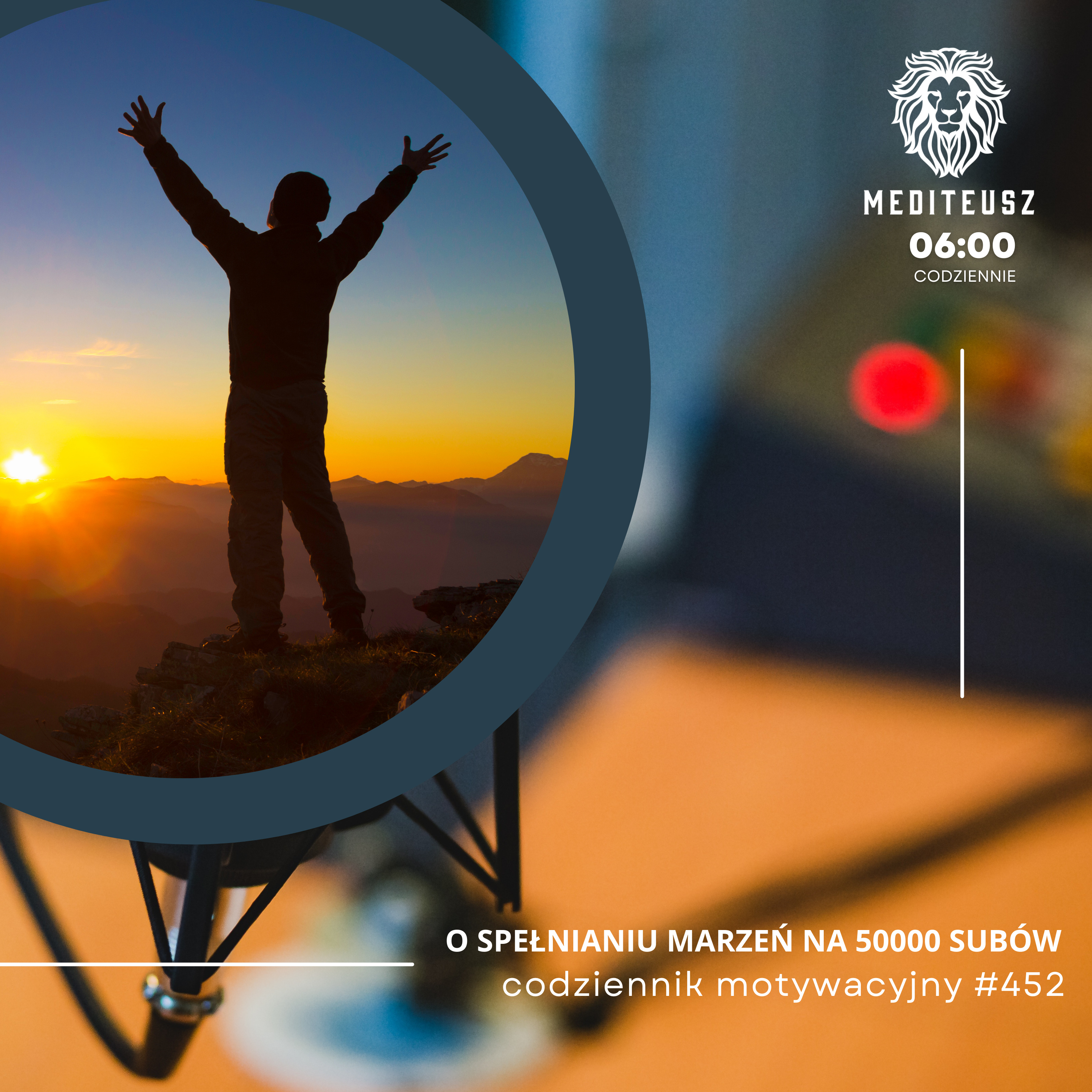 CODZIENNIK MOTYWACYJNY #452 16 I 2025 - O SPEŁNIANIU MARZEŃ NA 50000 SUBÓW !!! episode artwork