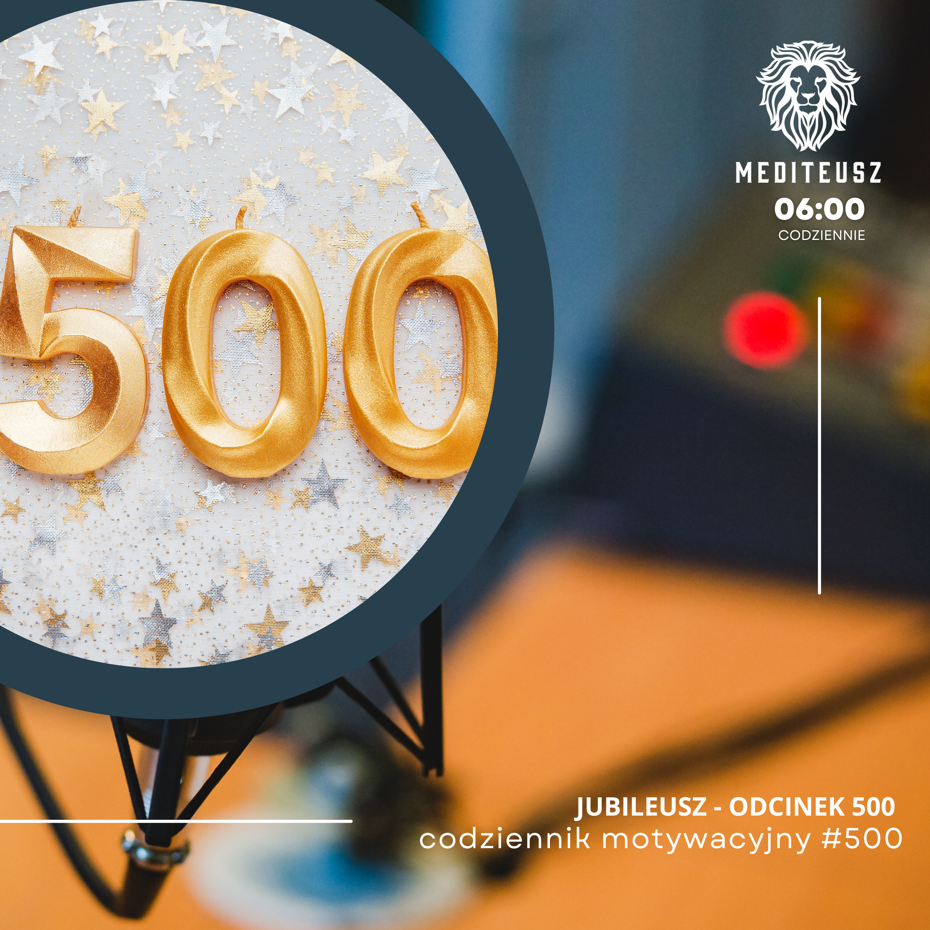 CODZIENNIK MOTYWACYJNY #500 2 IV 2025 - JUBILEUSZ :) episode artwork