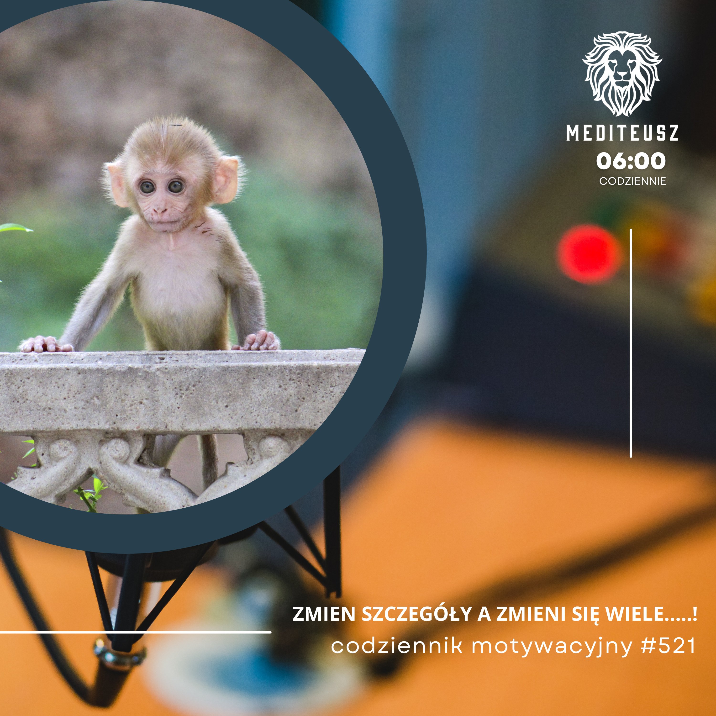 CODZIENNIK MOTYWACYJNY #521 8 V 2025 - SUBMODALNOŚCI - ZMIEN SZCZEGÓŁY A ZMIENI SIĘ WIELE.....! episode artwork