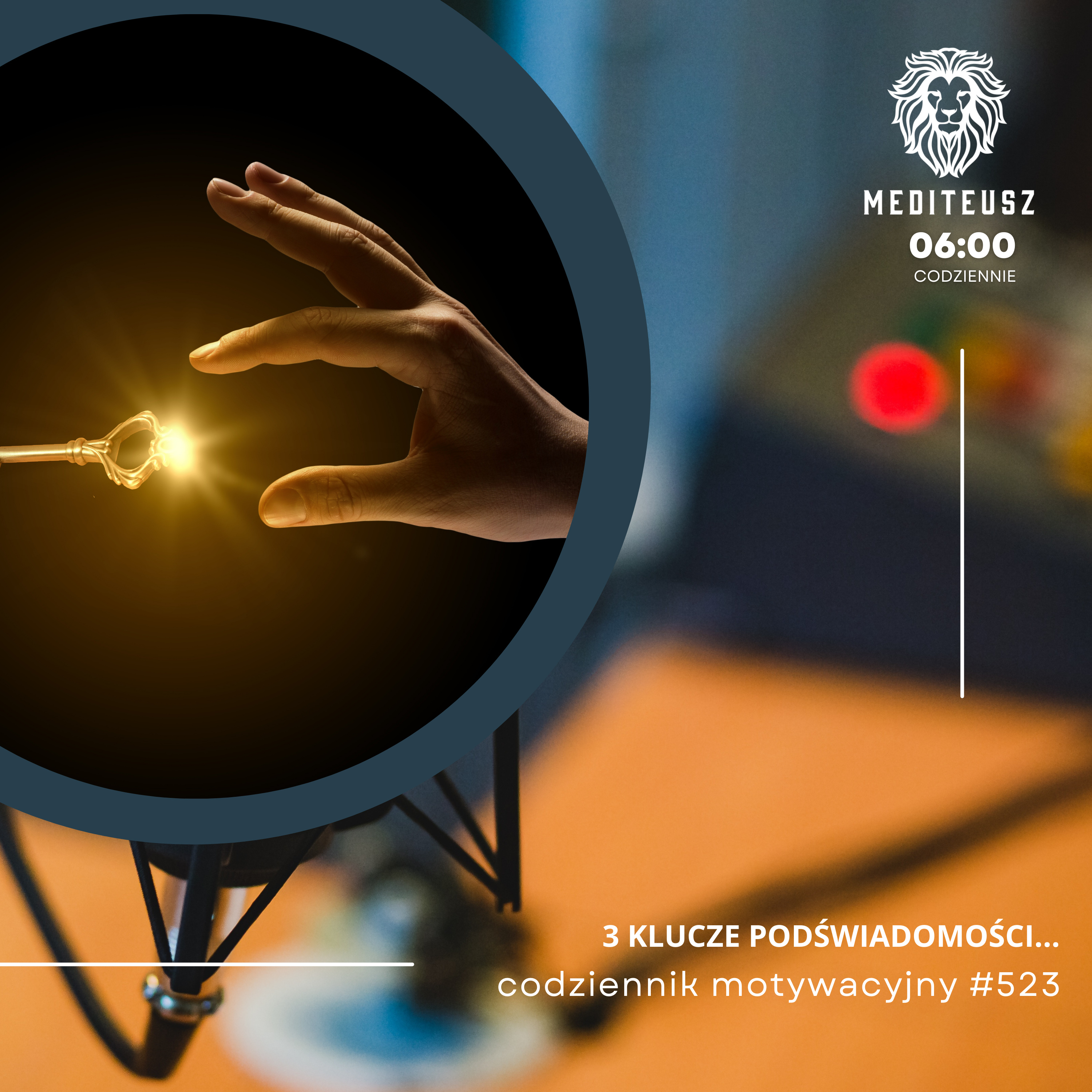 CODZIENNIK MOTYWACYJNY #523 12 V 2025 - 3 KLUCZE TECHNIKA NLP DO PRACY Z PODŚWIADOMOŚCIĄ episode artwork