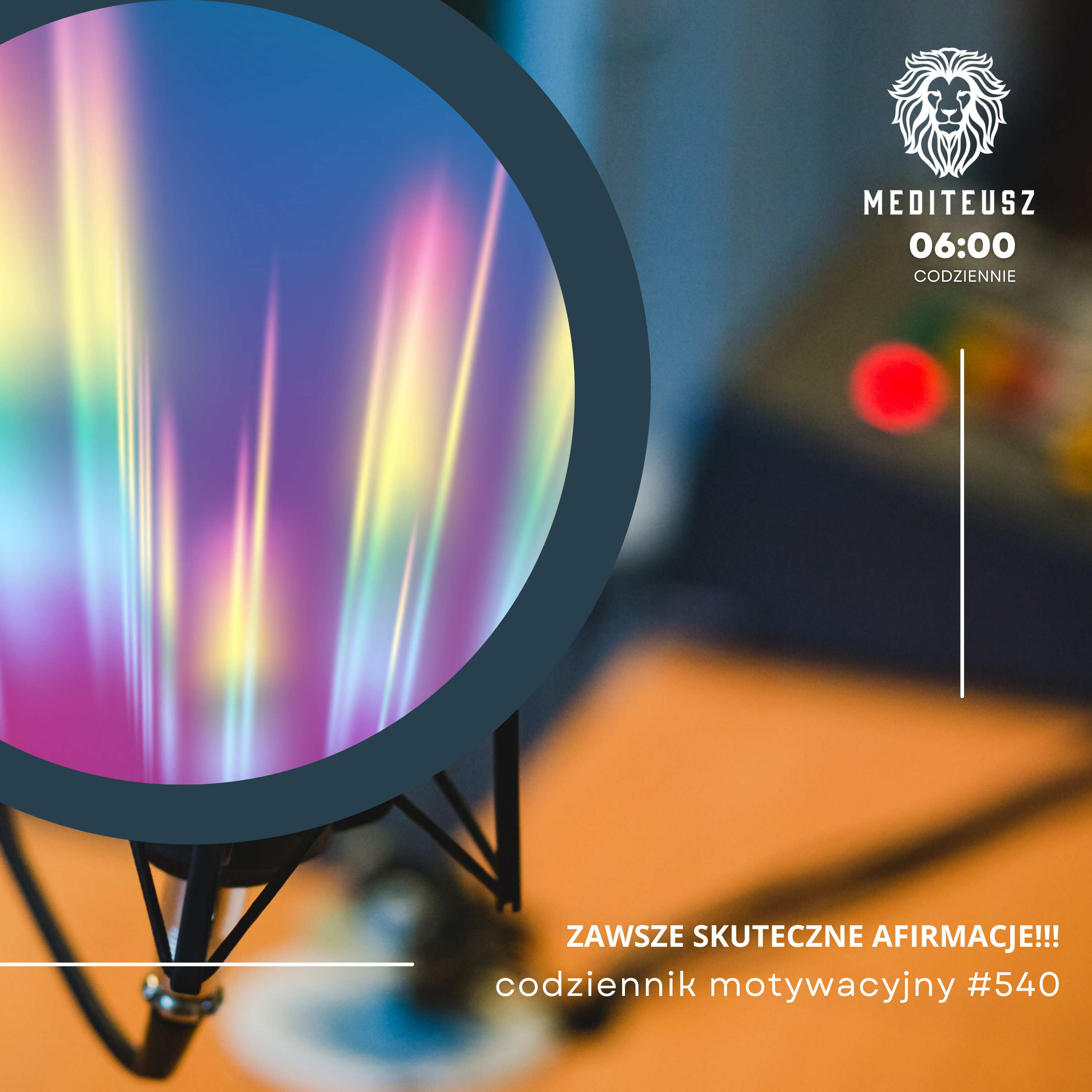 CODZIENNIK MOTYWACYJNY #540 4 VI 2025 PALIWO RAKIETOWE DLA AFIRMACJI / ZAWSZE SKUTECZNE AFIRMACJE!!! episode artwork
