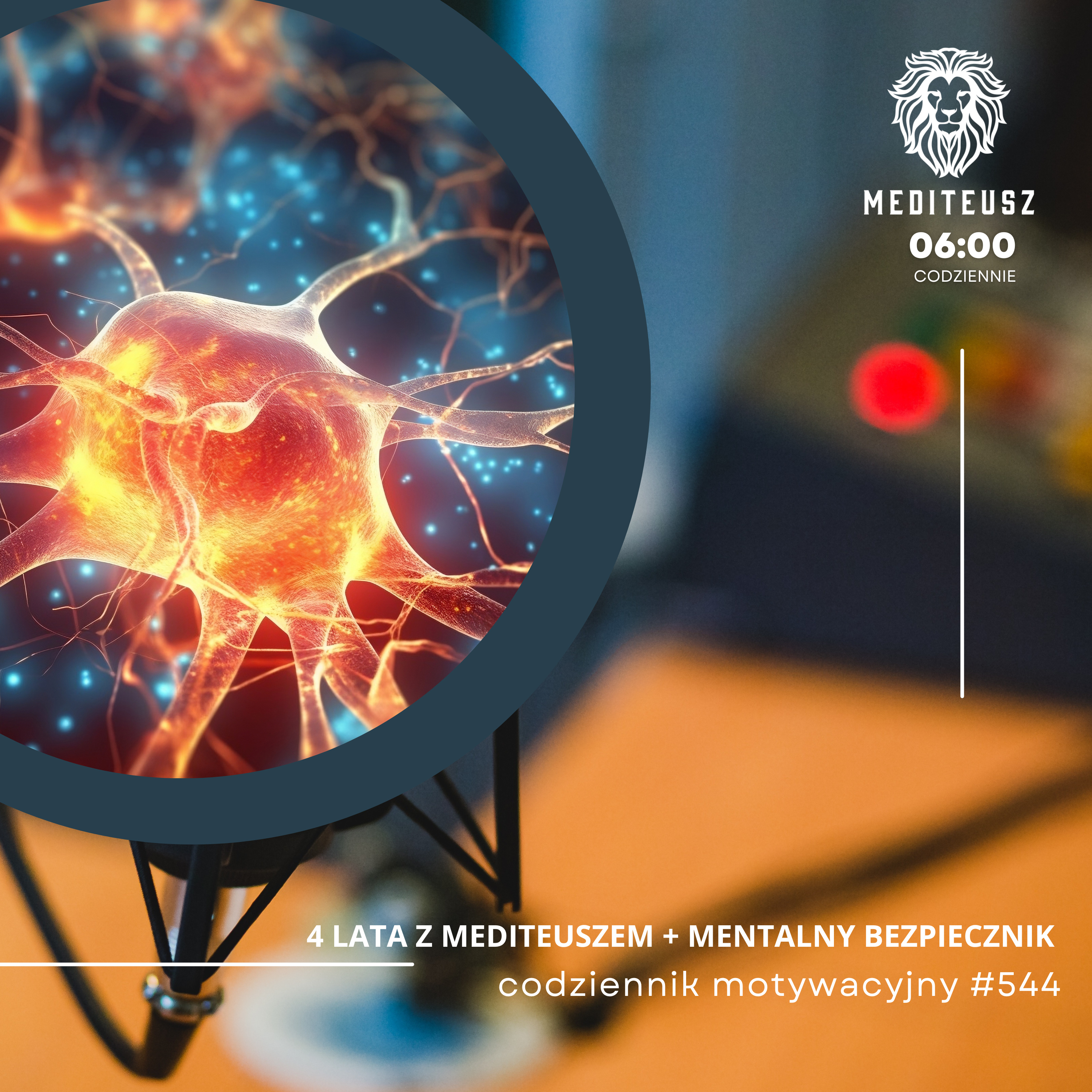 CODZIENNIK MOTYWACYJNY #544 10 VI 2025 4 LATA KANAŁU MEDITEUSZ + MENTALNY BEZPIECZNIK!!!! episode artwork