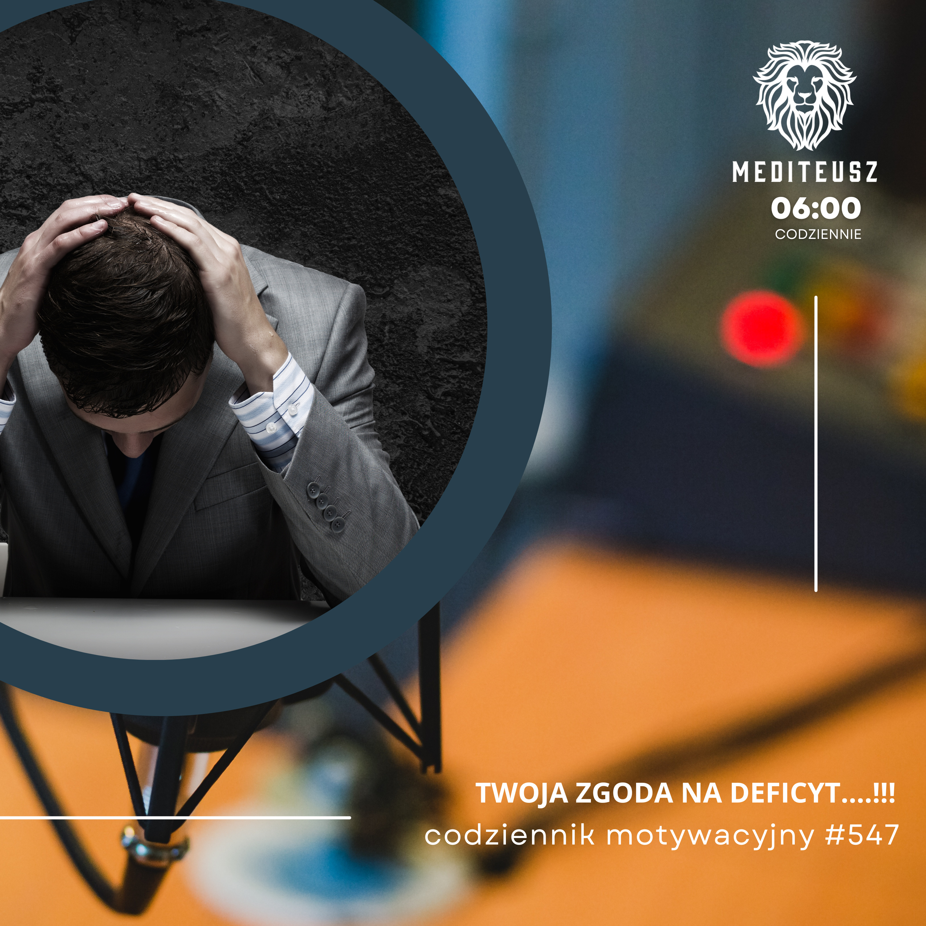 CODZIENNIK MOTYWACYJNY #547 17 VI 2025 BRAK ZMIANY TO TWOJA ZGODA NA DEFICYT !!! episode artwork
