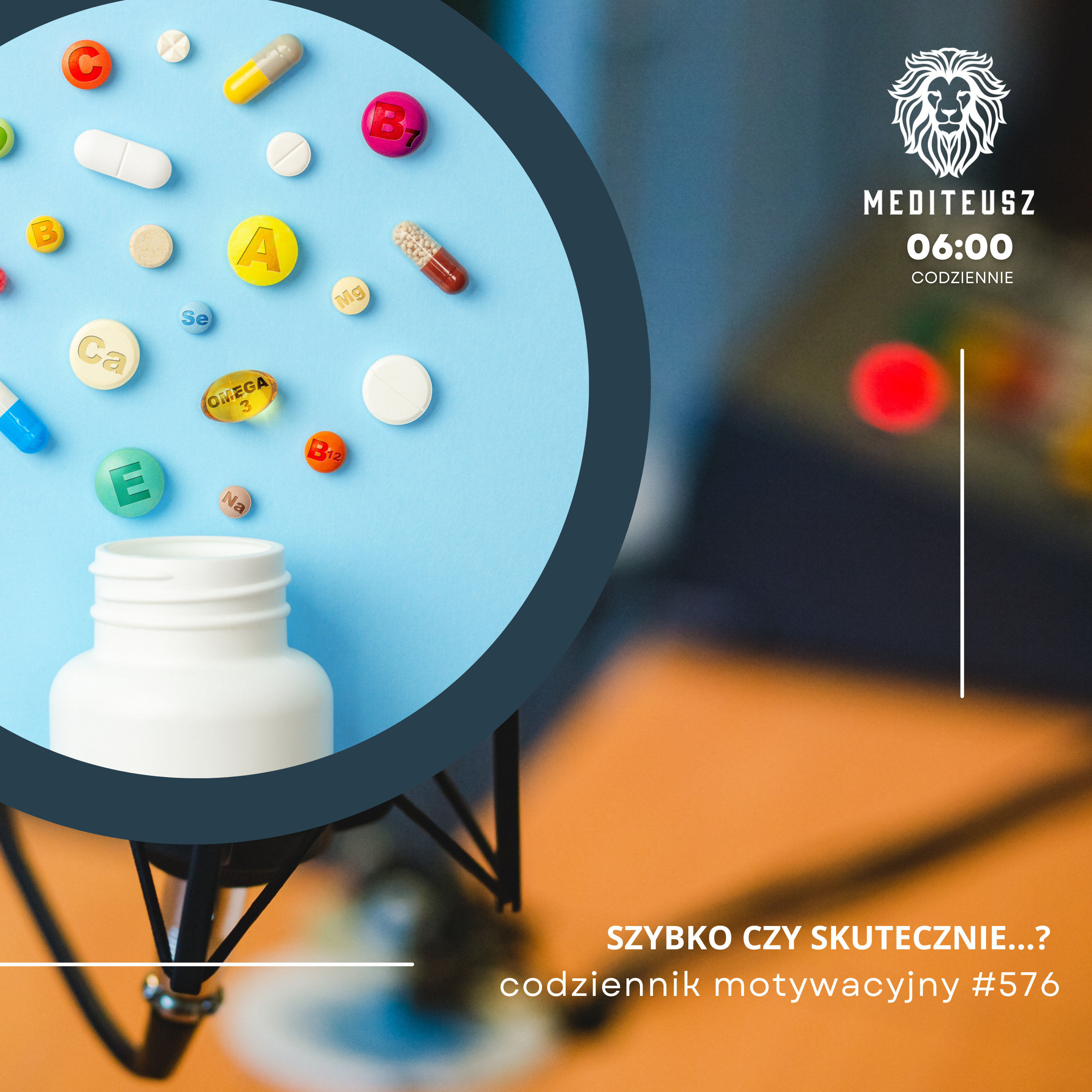 CODZIENNIK MOTYWACYJNY #576 7 VIII 2025 SZYBKO CZY SKUTECZNIE....? episode artwork