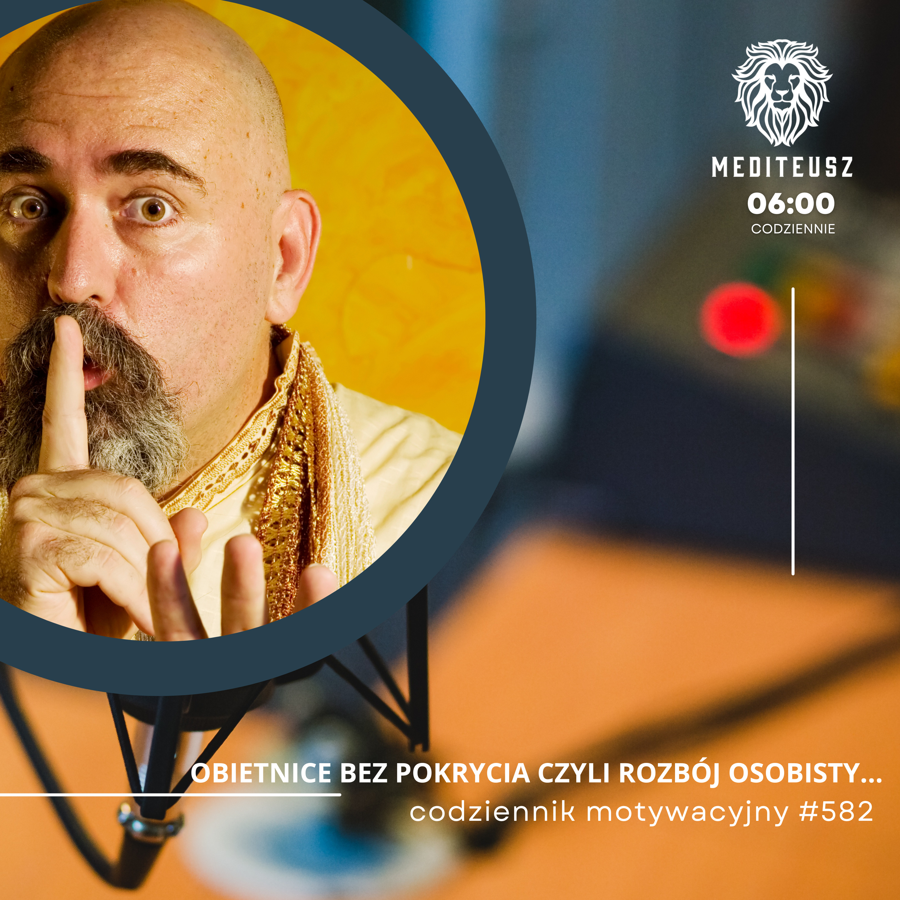CODZIENNIK MOTYWACYJNY #582 18 VIII 2025 ROZBÓJ OSOBISTY - SZYBKIE OBIETNICE CUDÓW BEZ POKRYCIA!!! episode artwork
