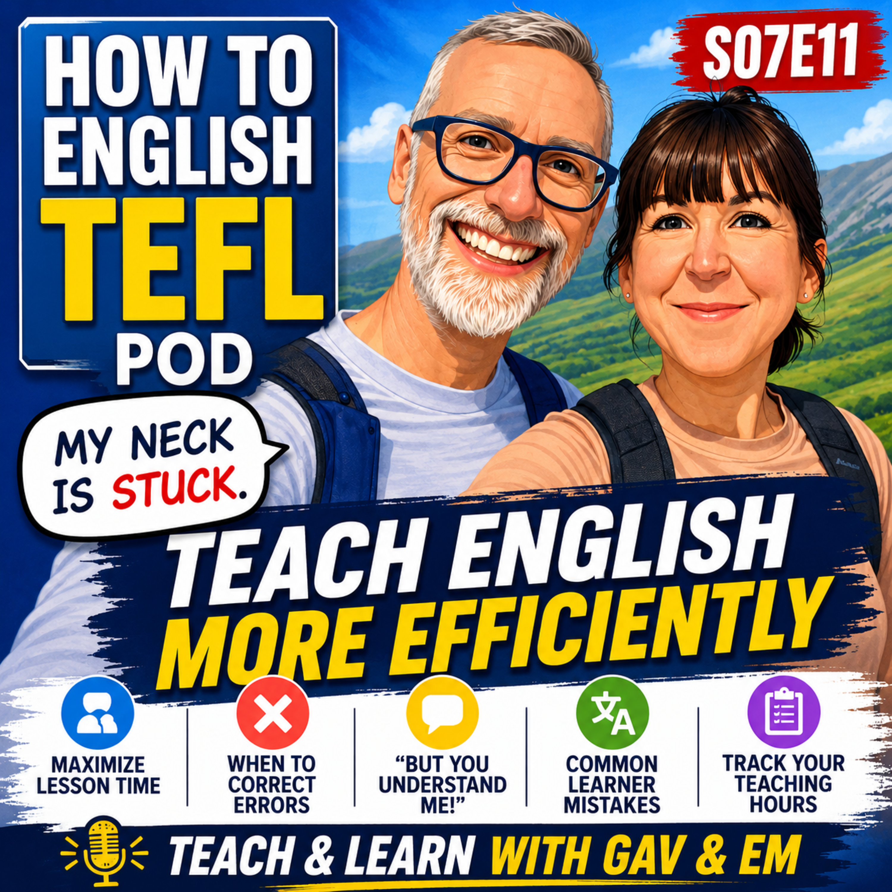 English Teaching Tips: Correcting Student Mistakes, Lesson Efficiency & Common Errors -TEFL - S07E11