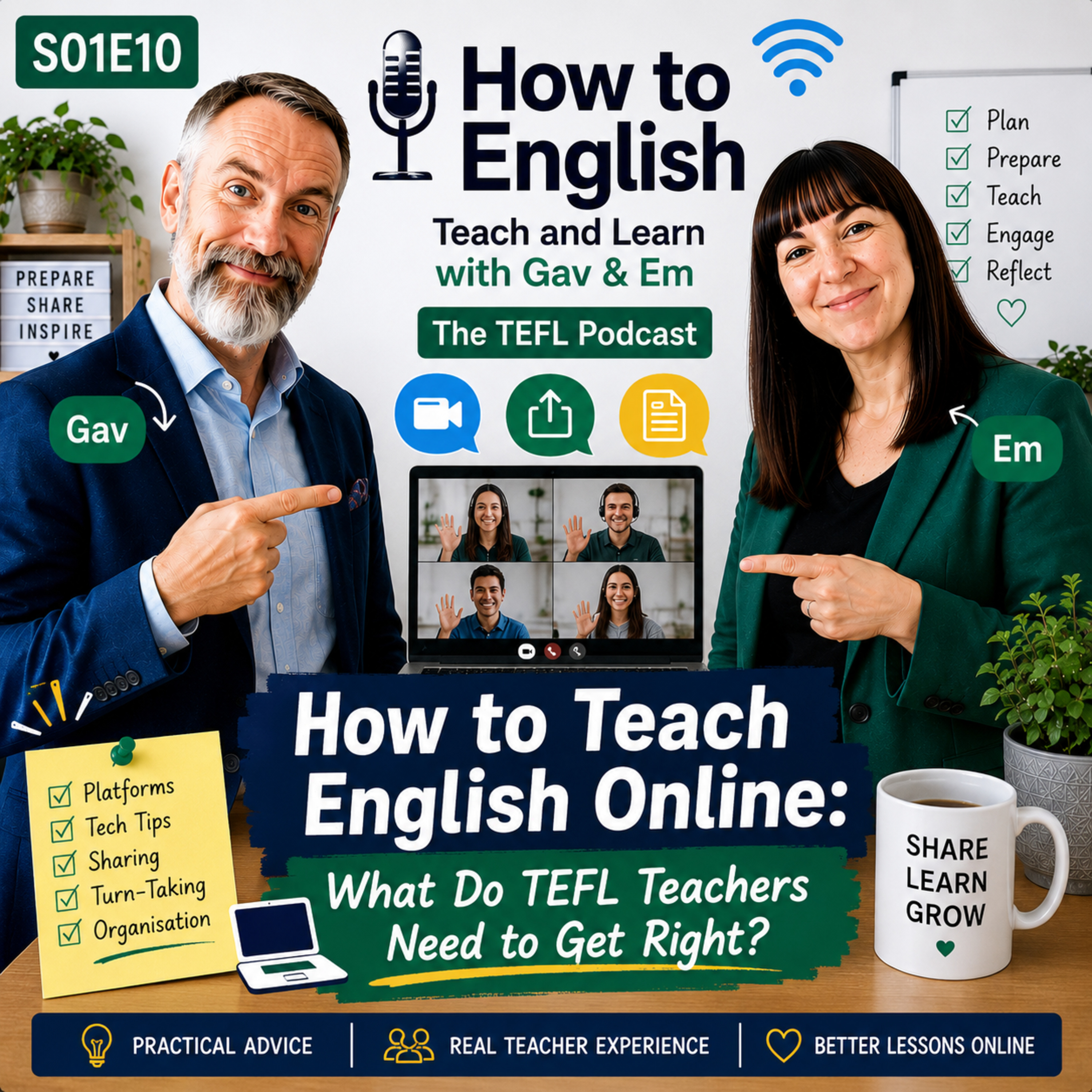 How to Teach English Online: What Do TEFL Teachers Need to Get Right? - S01E10 episode artwork