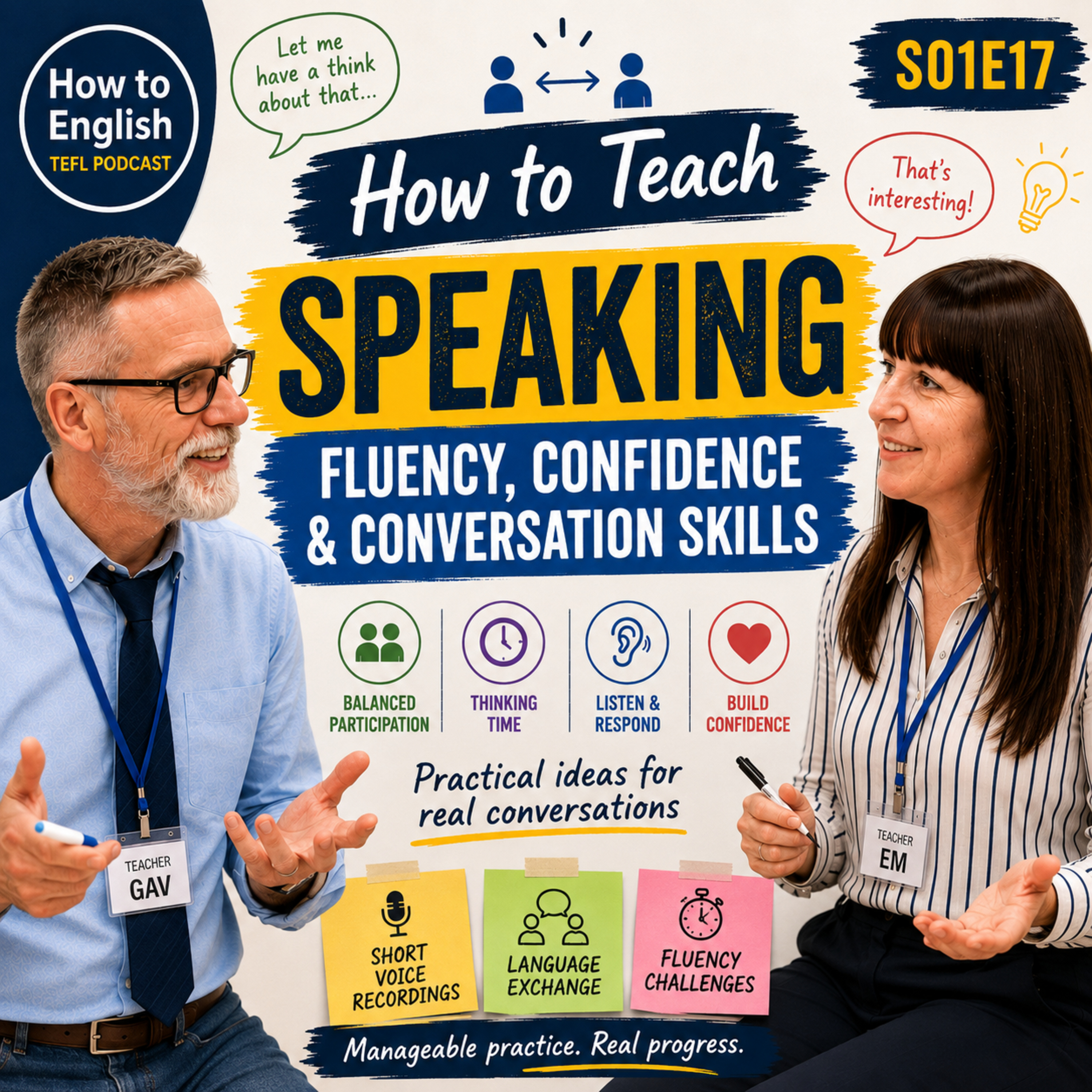 How to Teach Speaking: Fluency, Confidence and Conversation Skills - S01E17 episode artwork