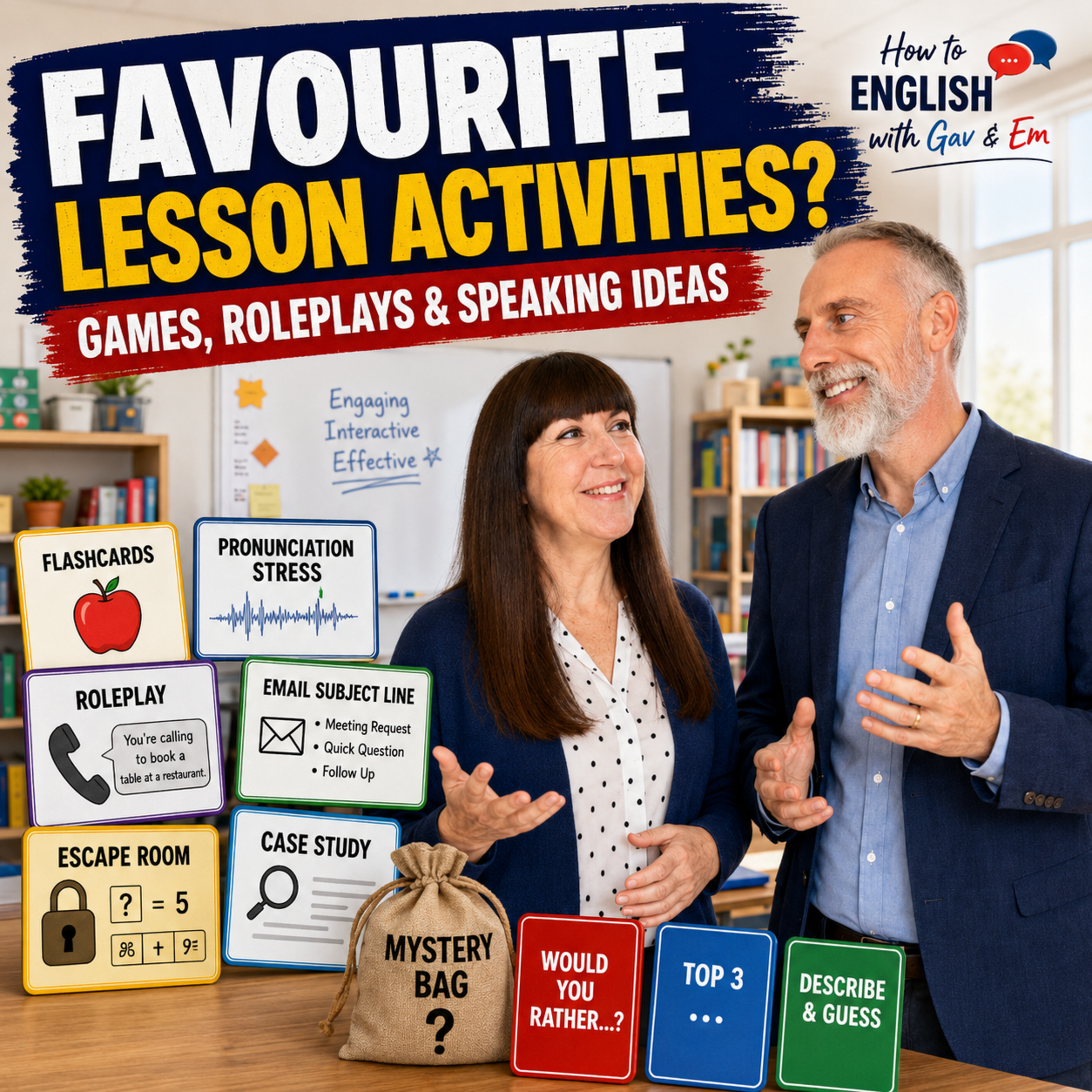 What Are Our Favourite English Lesson Activities? TEFL Teachers' Ideas That Really Work - S01E22 episode artwork