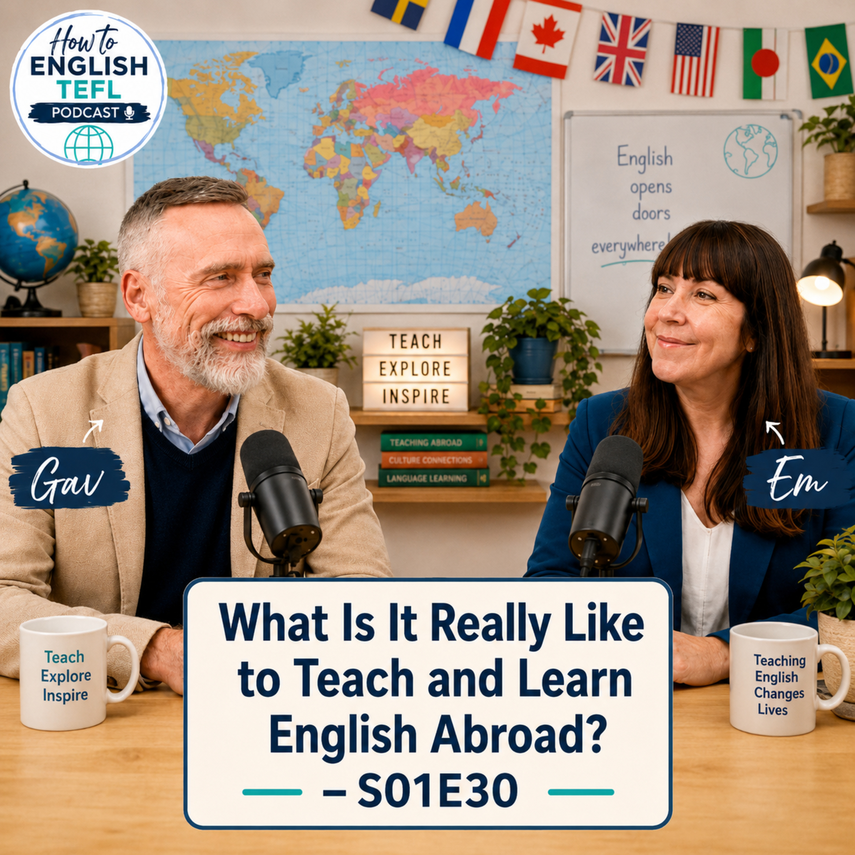 What Is It Really Like to Teach and Learn English Abroad? – S01E30 episode artwork