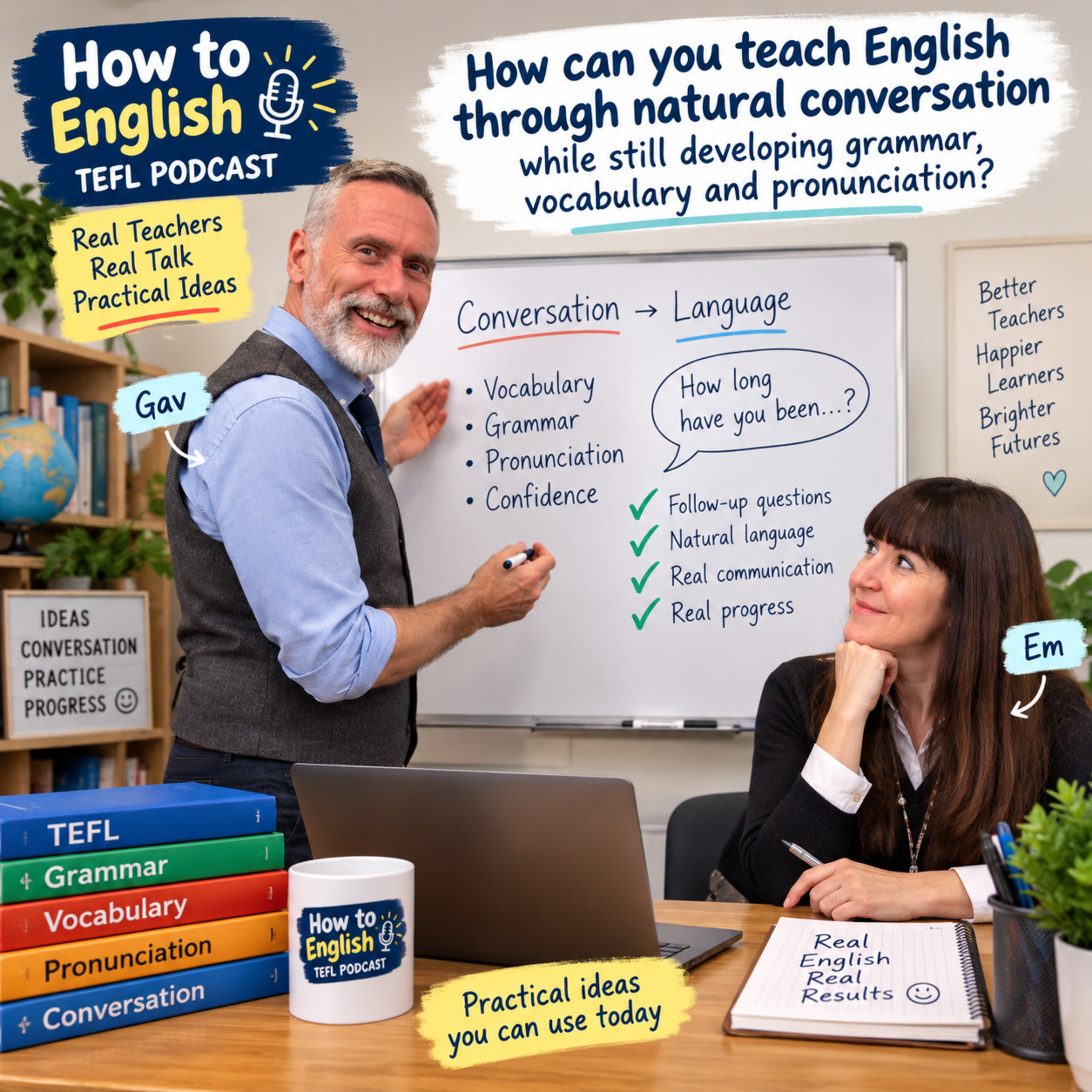 How Does Gav Teach English Through Conversation? Vocabulary, Grammar & Drilling Techniques – S01E32 episode artwork
