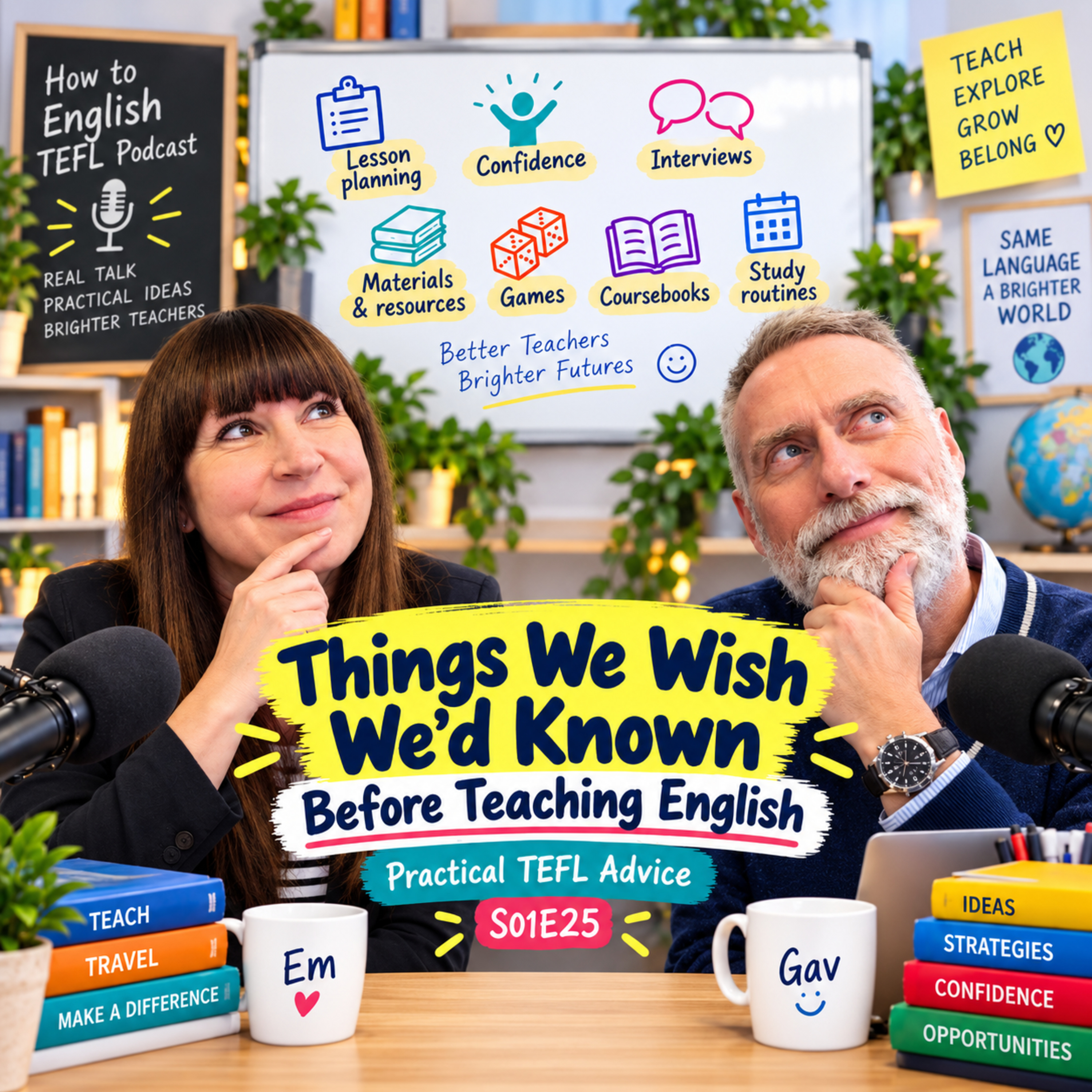 Things We Wish We’d Known Before Teaching English – Practical TEFL Advice – S01E25 episode artwork