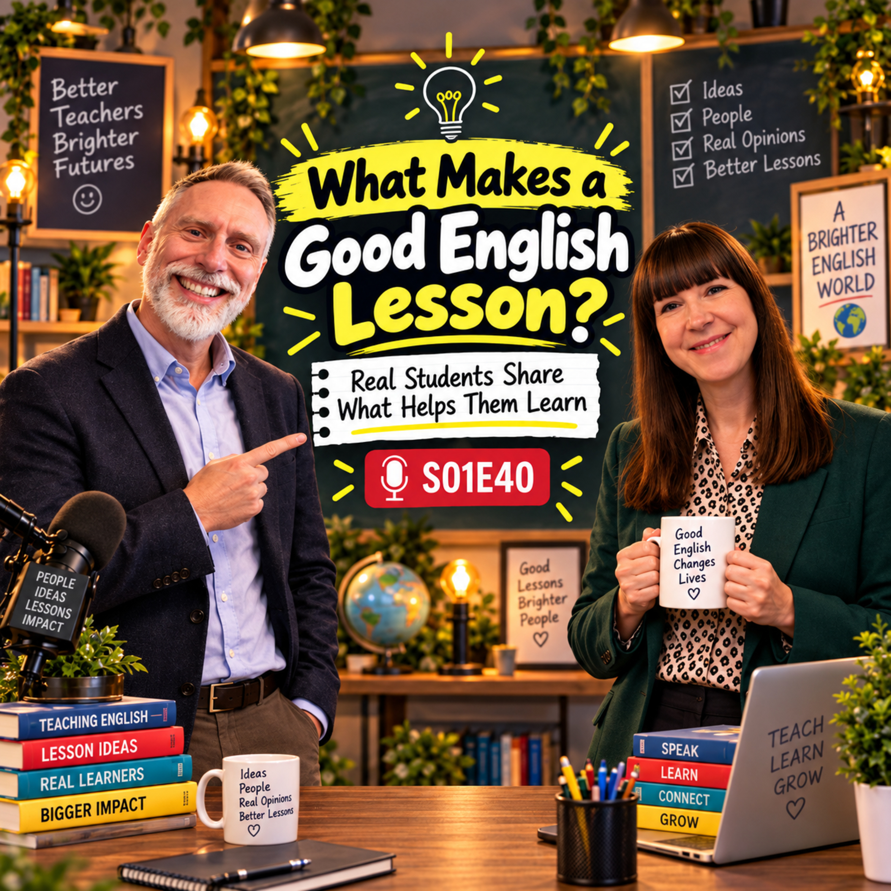 What Makes a Good English Lesson? Real Students Share What Helps Them Learn – S01E40 episode artwork