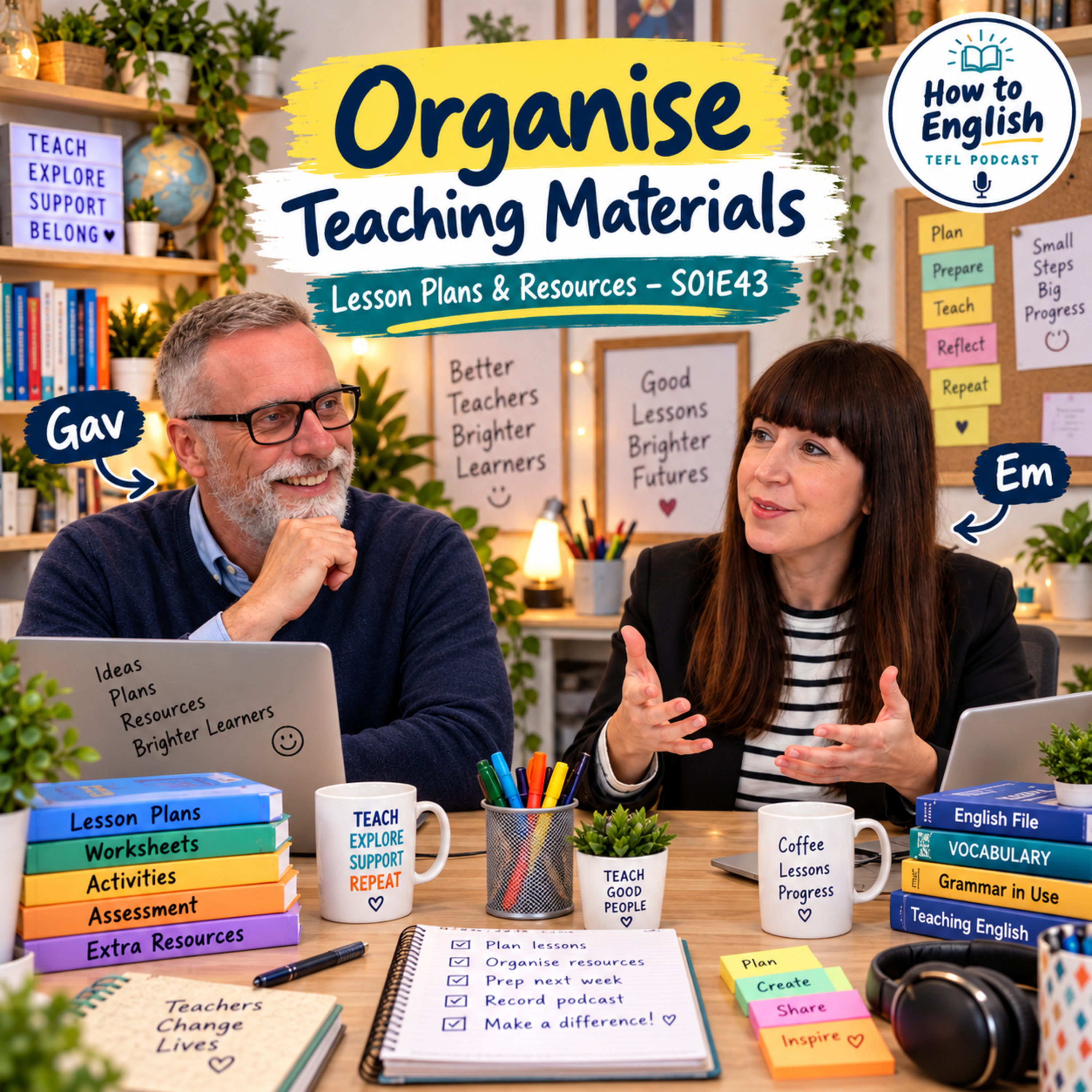 How to Organise Teaching Materials, Lesson Plans & Resources – S01E43 episode artwork