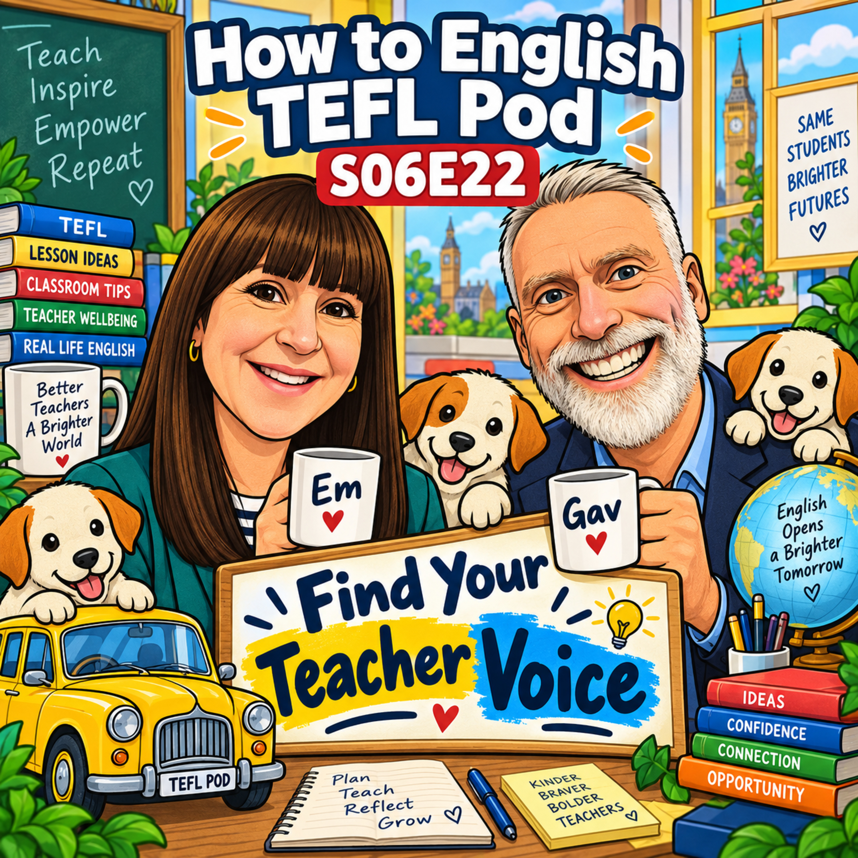 How Can English Teachers Find Their Teaching Voice? Pronunciation, Vocabulary & Activities - TEFL A-Z V – S06E22 episode artwork