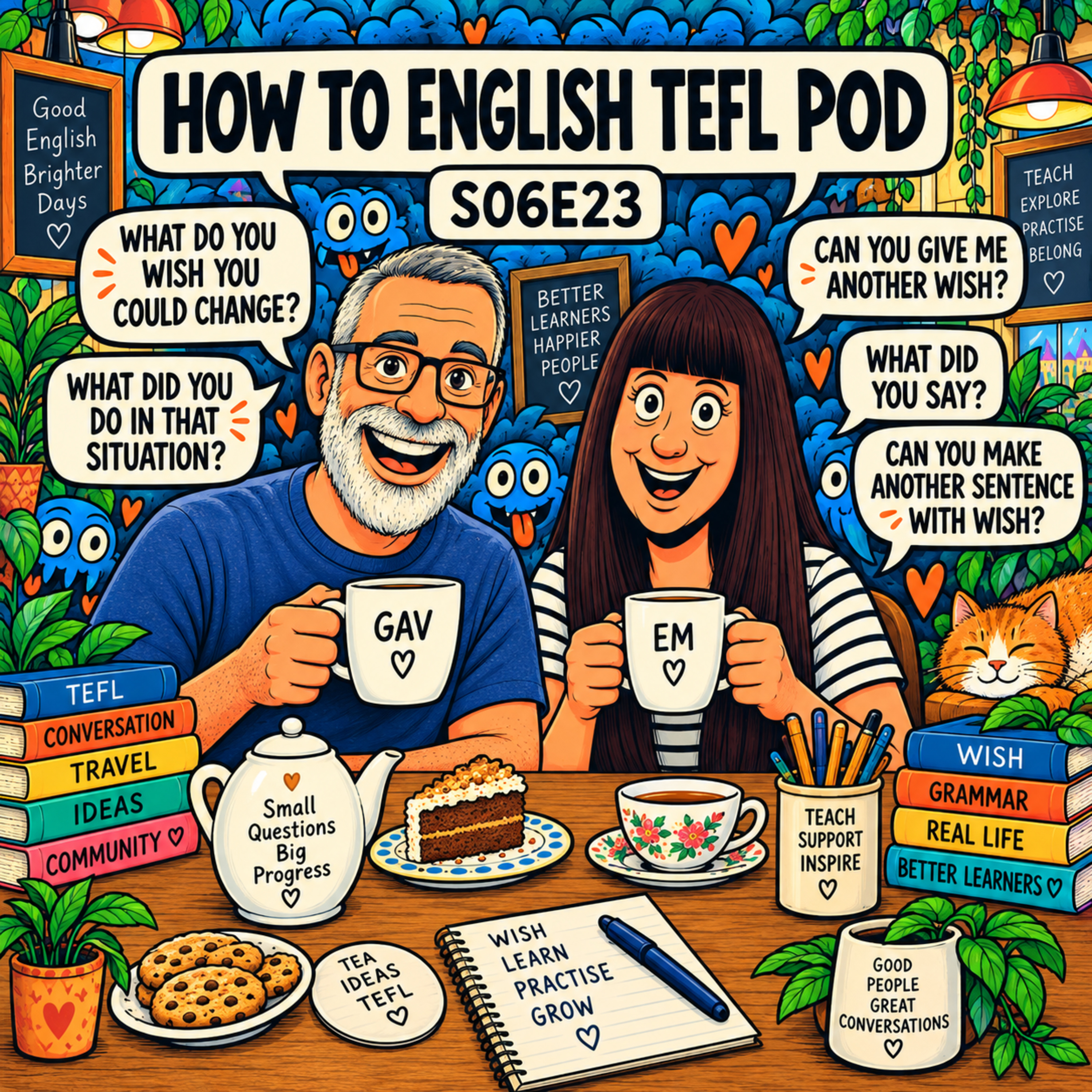 How Can English Teachers Teach WH-Questions, Wish & Word Order? Practical Ideas TEFL A-Z W – S06E23 episode artwork