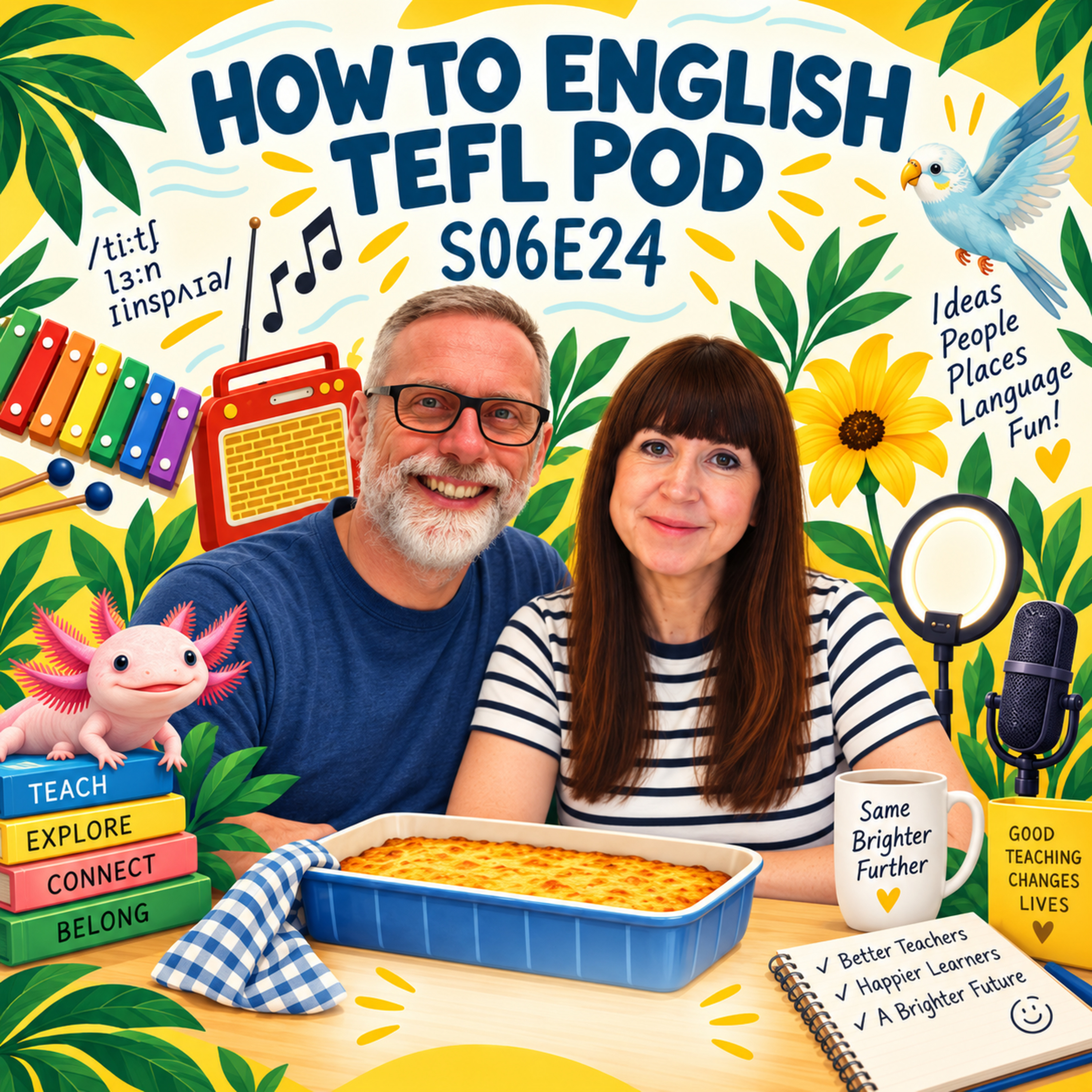 How Can You Teach Pronunciation, Grammar & Vocabulary with X, Y & Z? TEFL Activities – S06E24 episode artwork