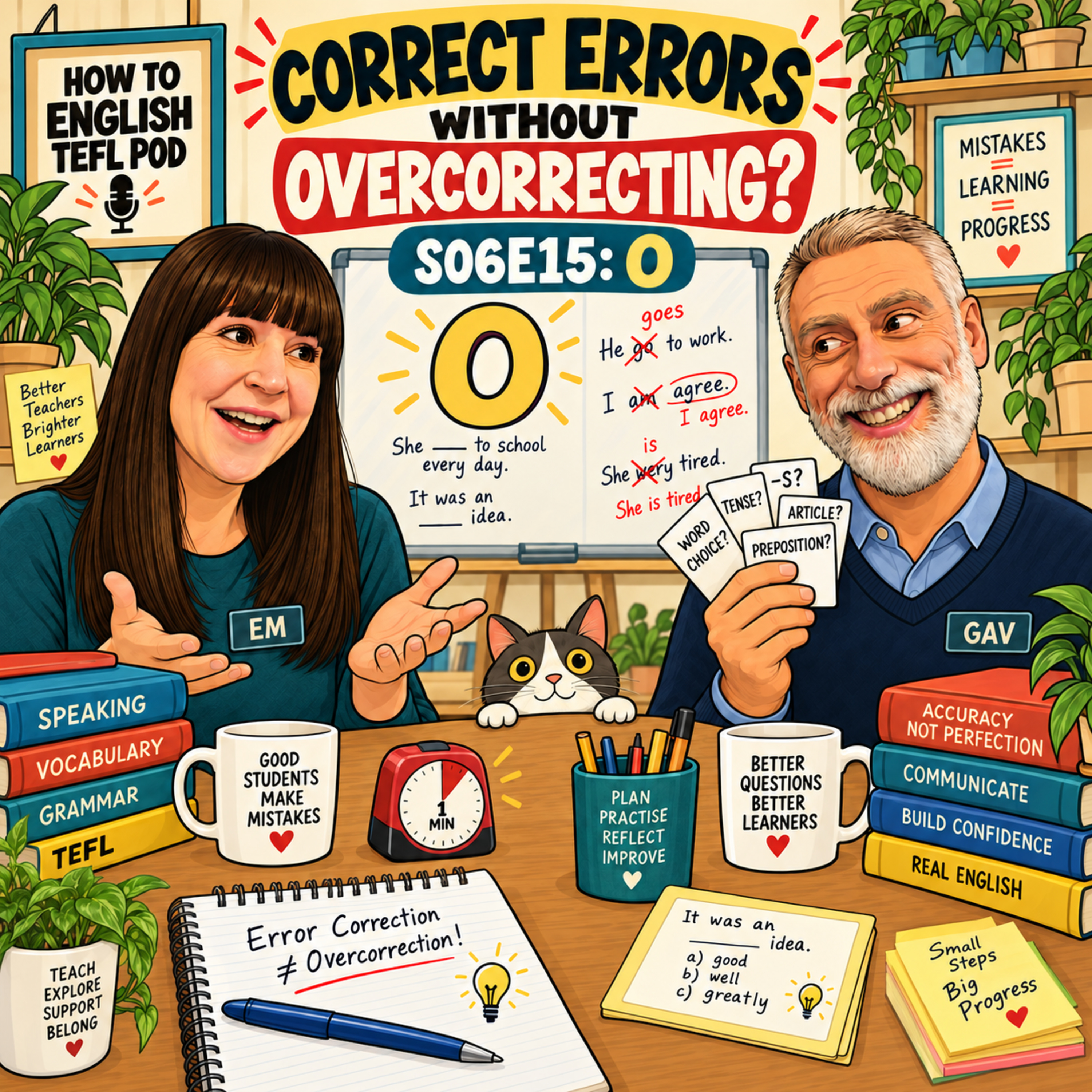 How Can Teachers Correct Errors Without Overcorrecting? TEFL A-Z O – S06E15 episode artwork