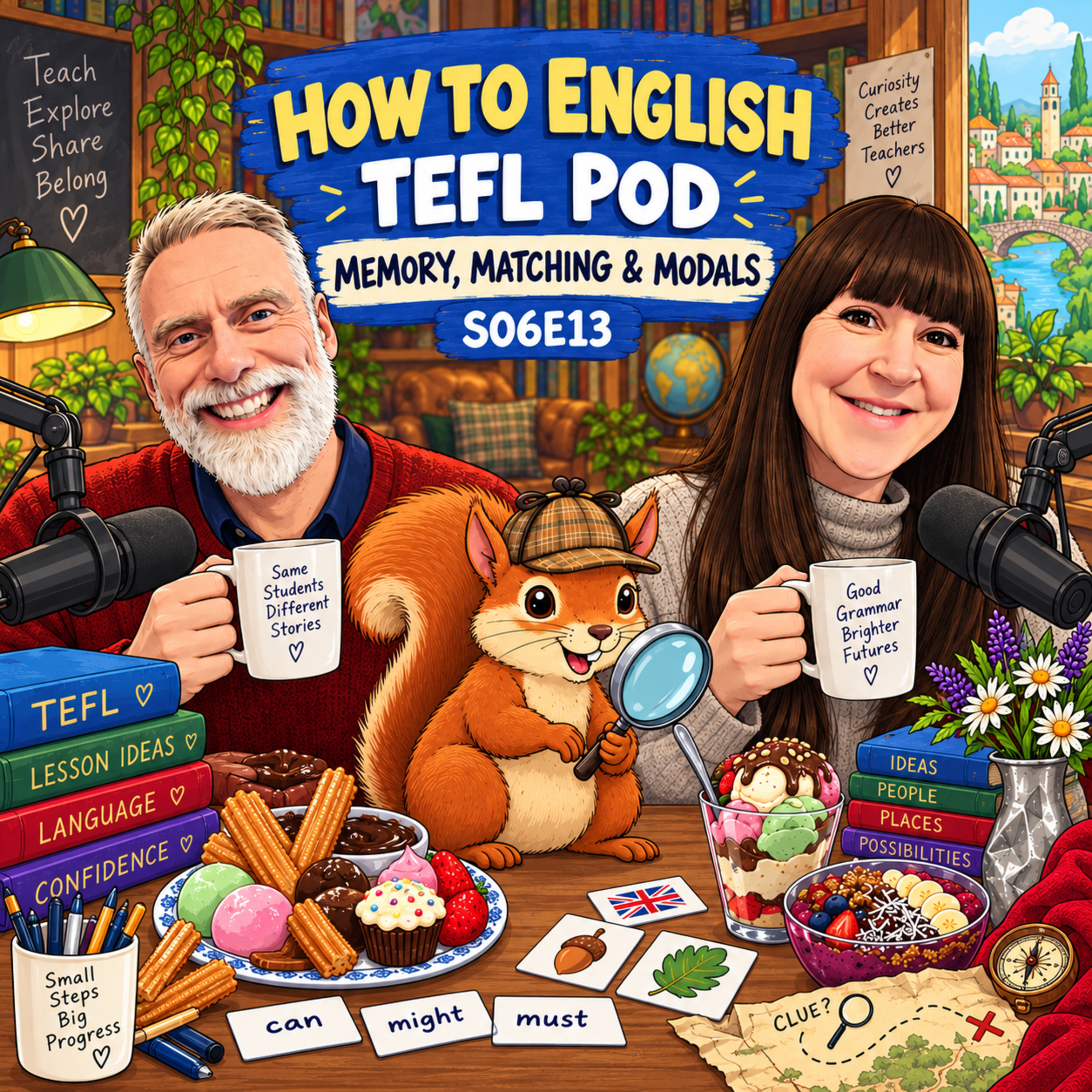 How Can Memory, Matching Games & Modals Improve English Lessons? TEFL A-Z M – S06E13 episode artwork