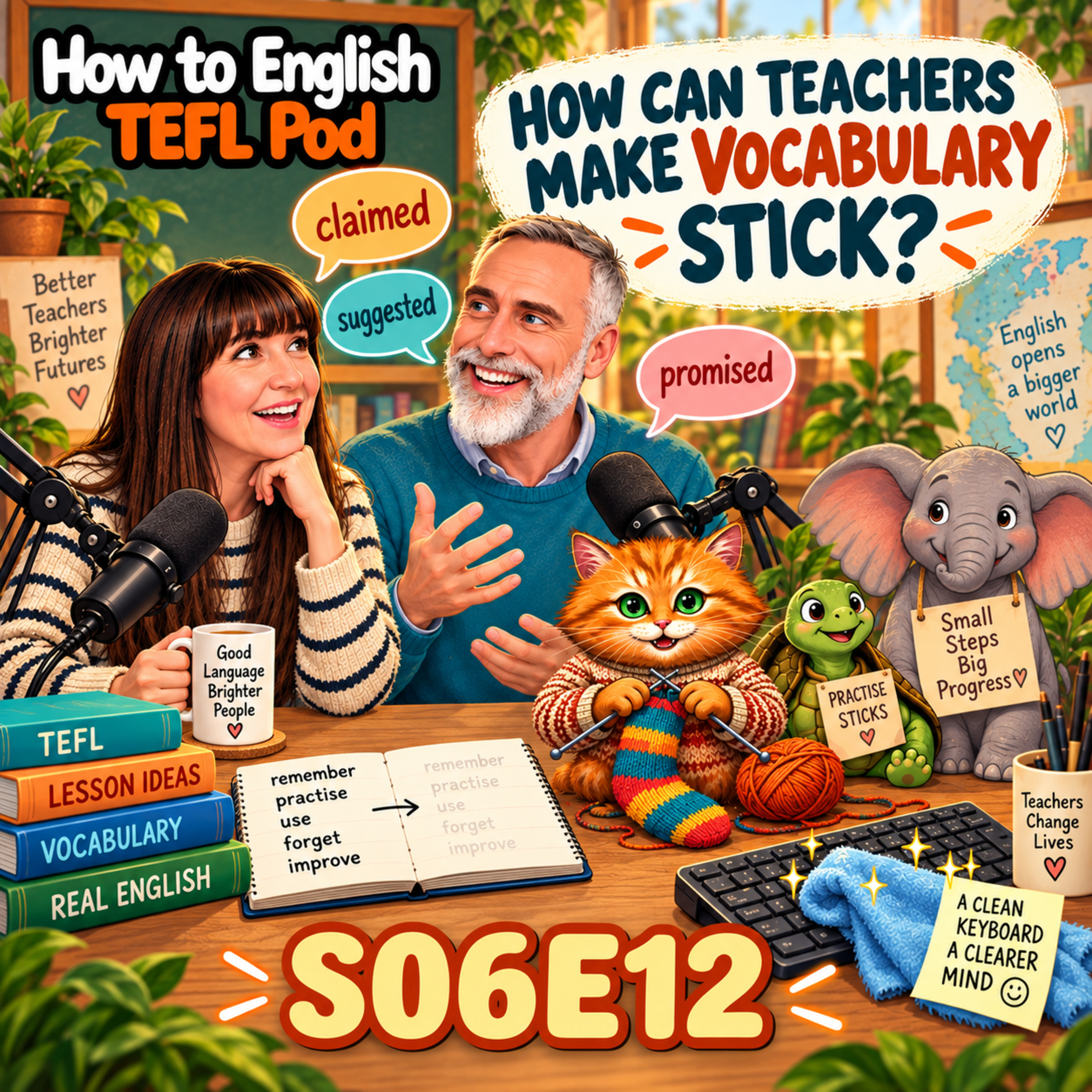 How Can Teachers Make Vocabulary Stick and Build Learner Autonomy? TEFL A-Z L – S06E12 episode artwork