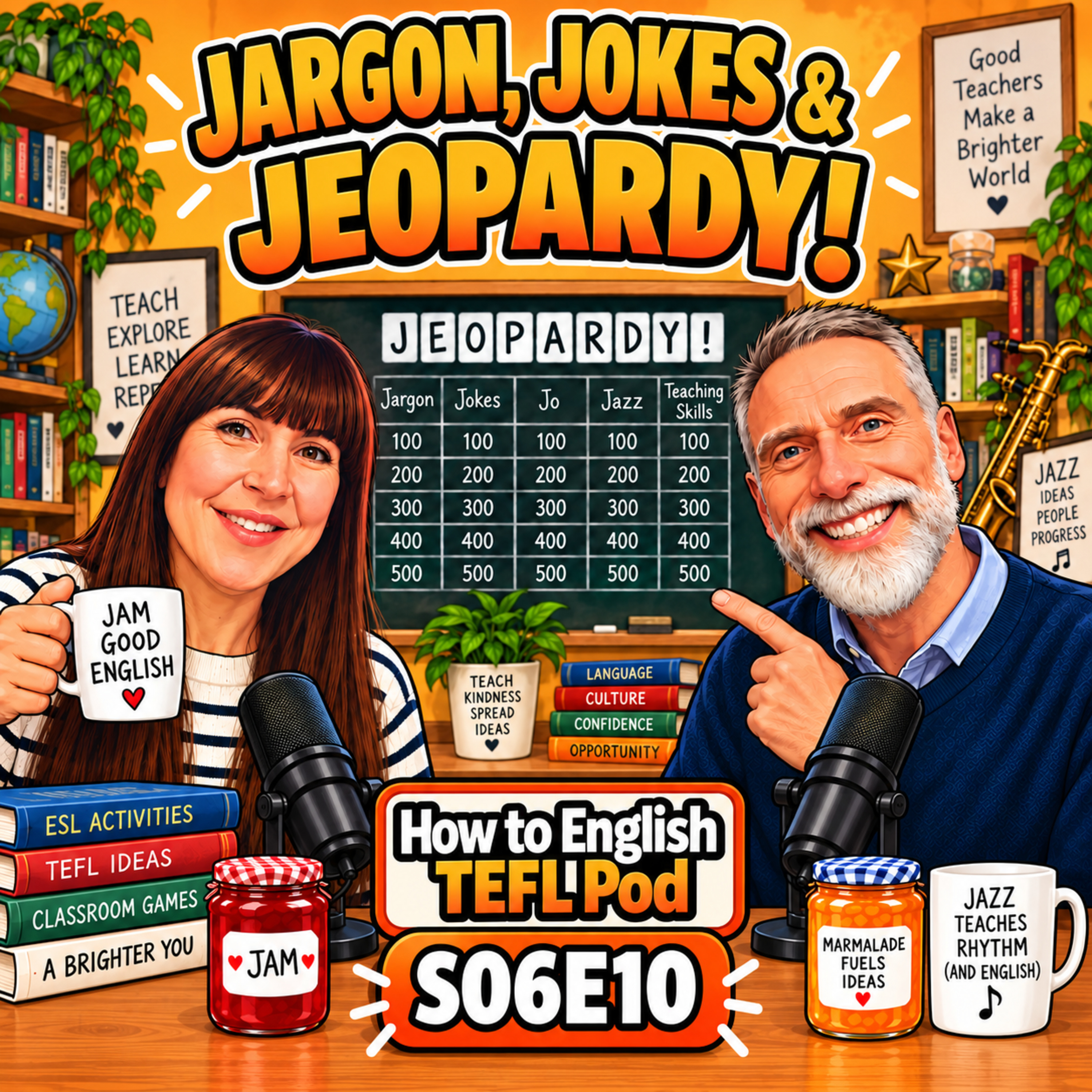 How Can TEFL Teachers Teach Jargon, Conjunctions, Idioms and Rhythm? TEFL A-Z J – S06E10 episode artwork
