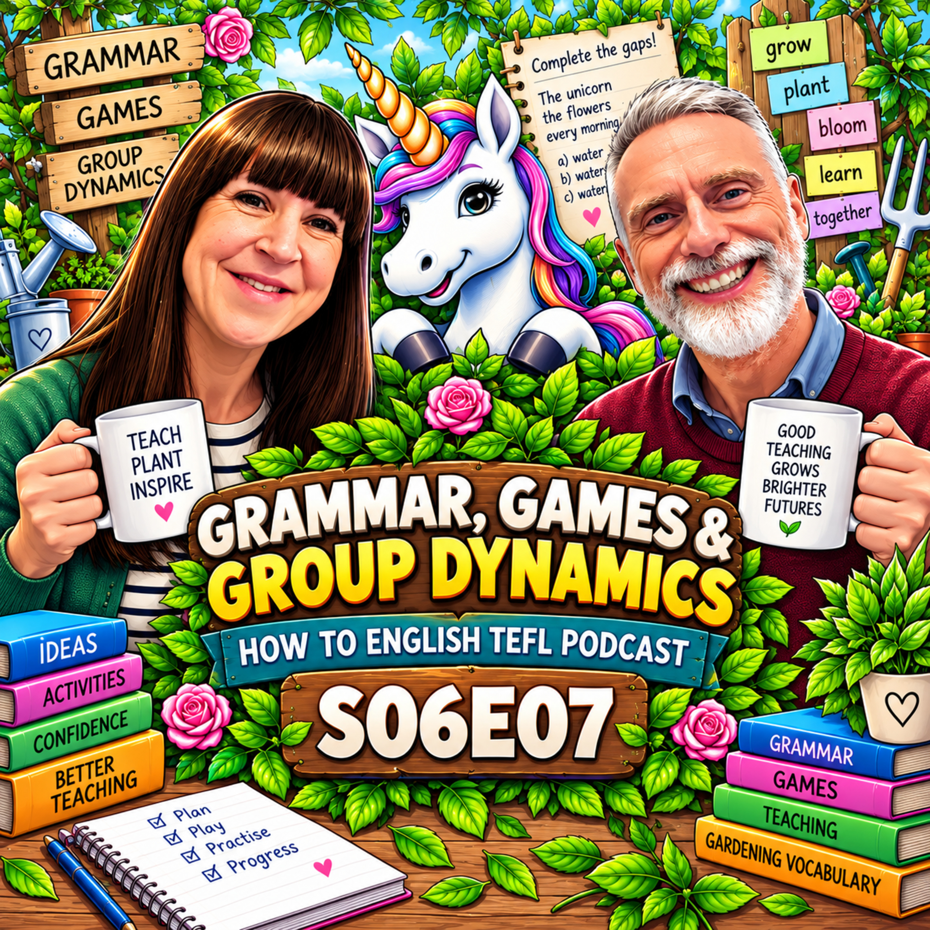 How Can You Teach Grammar, Games and Group Dynamics Effectively? TEFL A-Z G – S06E07 episode artwork