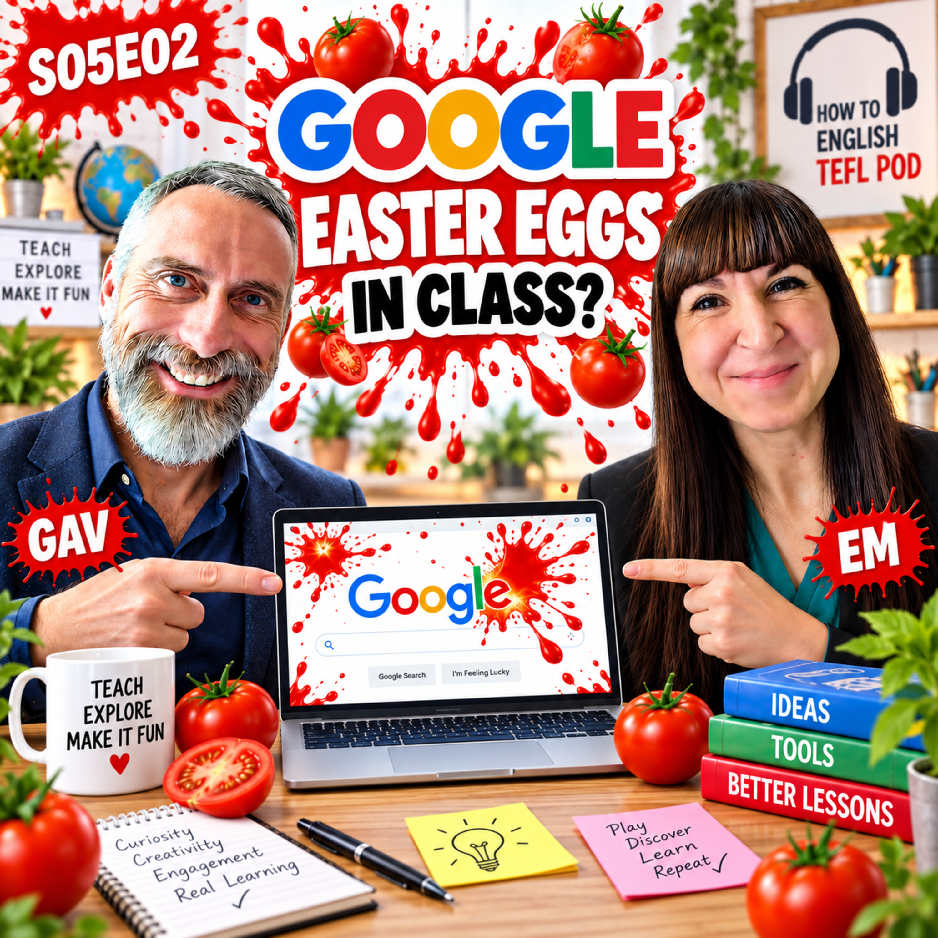 Can Google Easter Eggs Get Students Speaking and Following Instructions? – S05E02 episode artwork