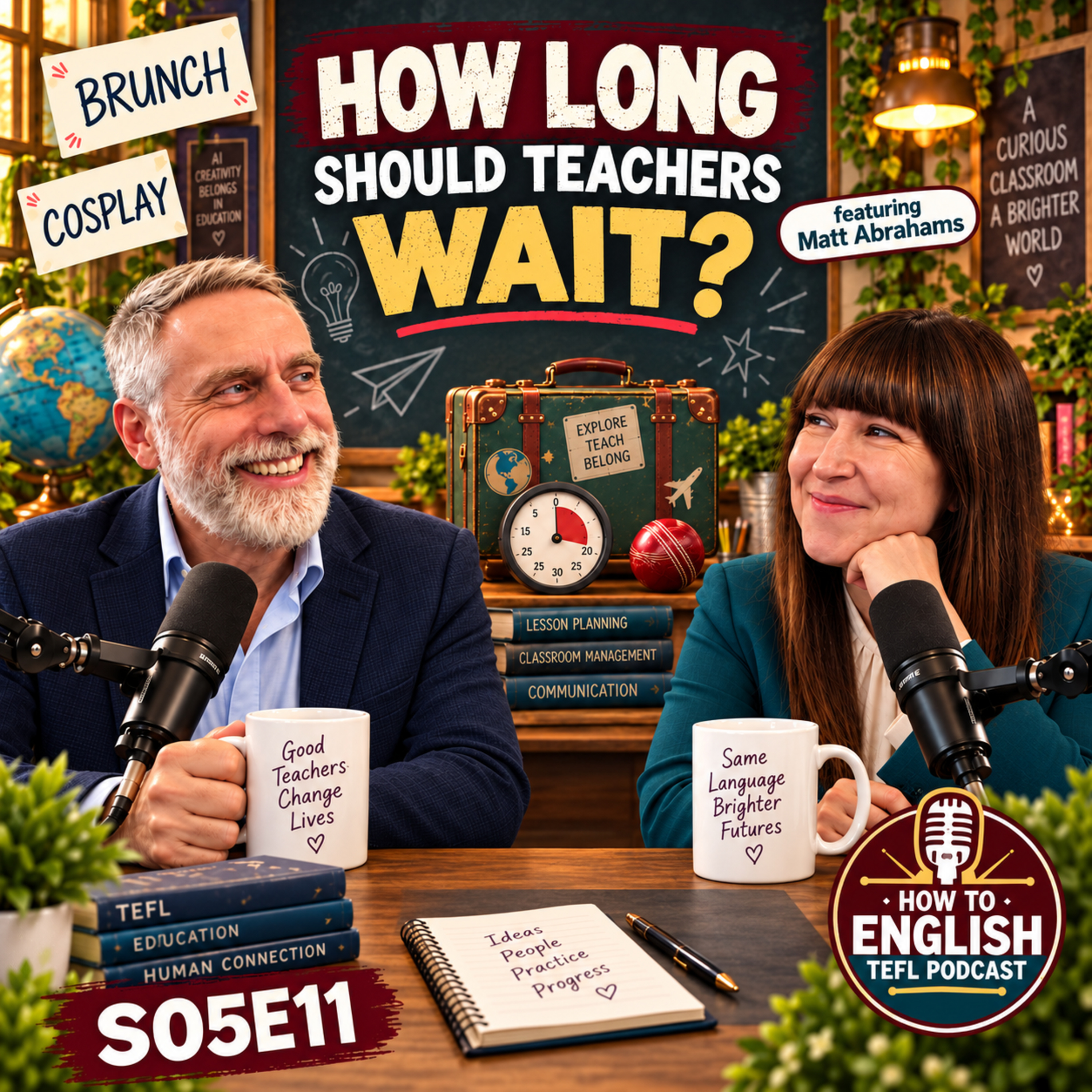 How Long Should Teachers Wait for Students to Answer? Featuring Matt Abrahams – S05E11 episode artwork