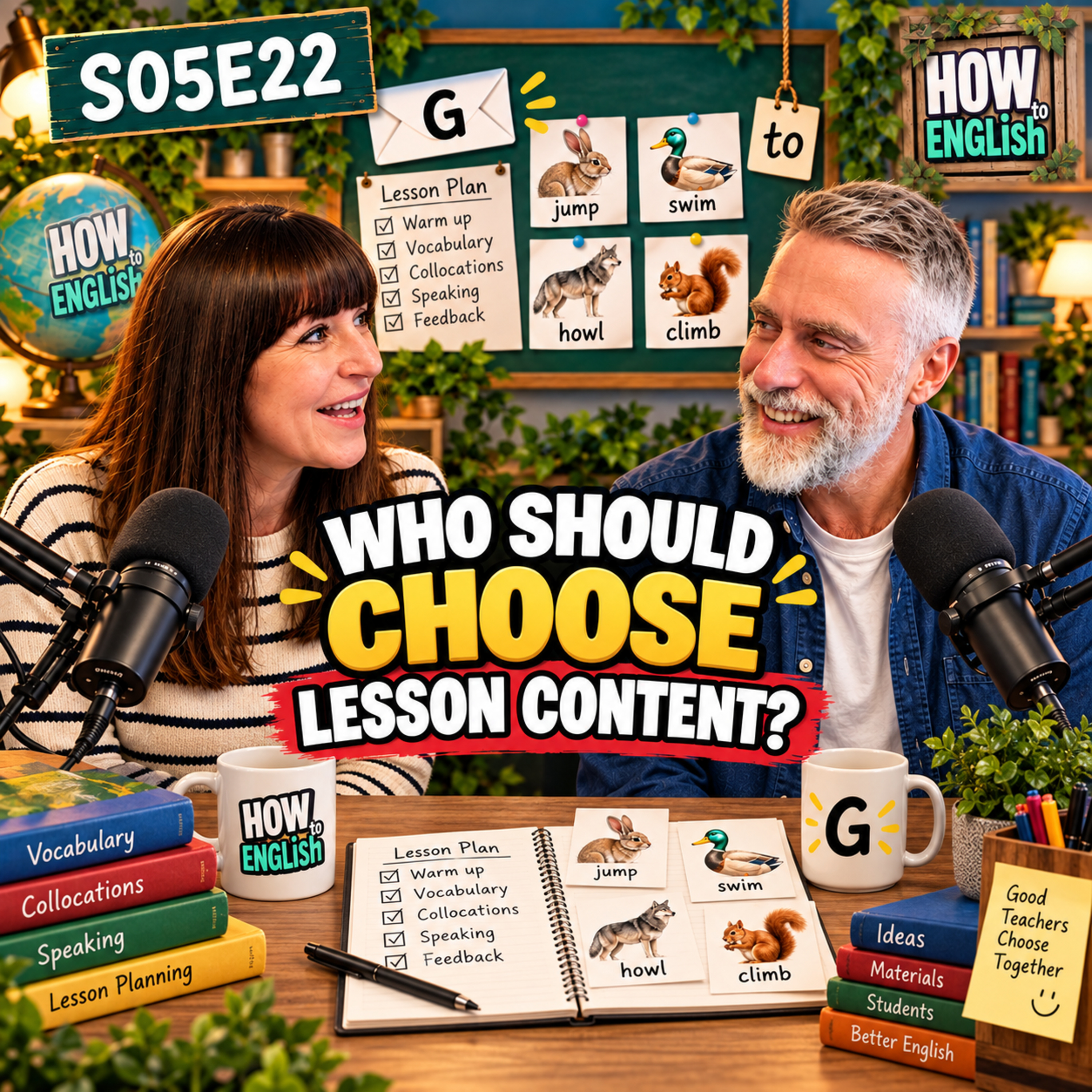 Who Should Choose Lesson Content? Collocations and Real-World English – S05E22 episode artwork