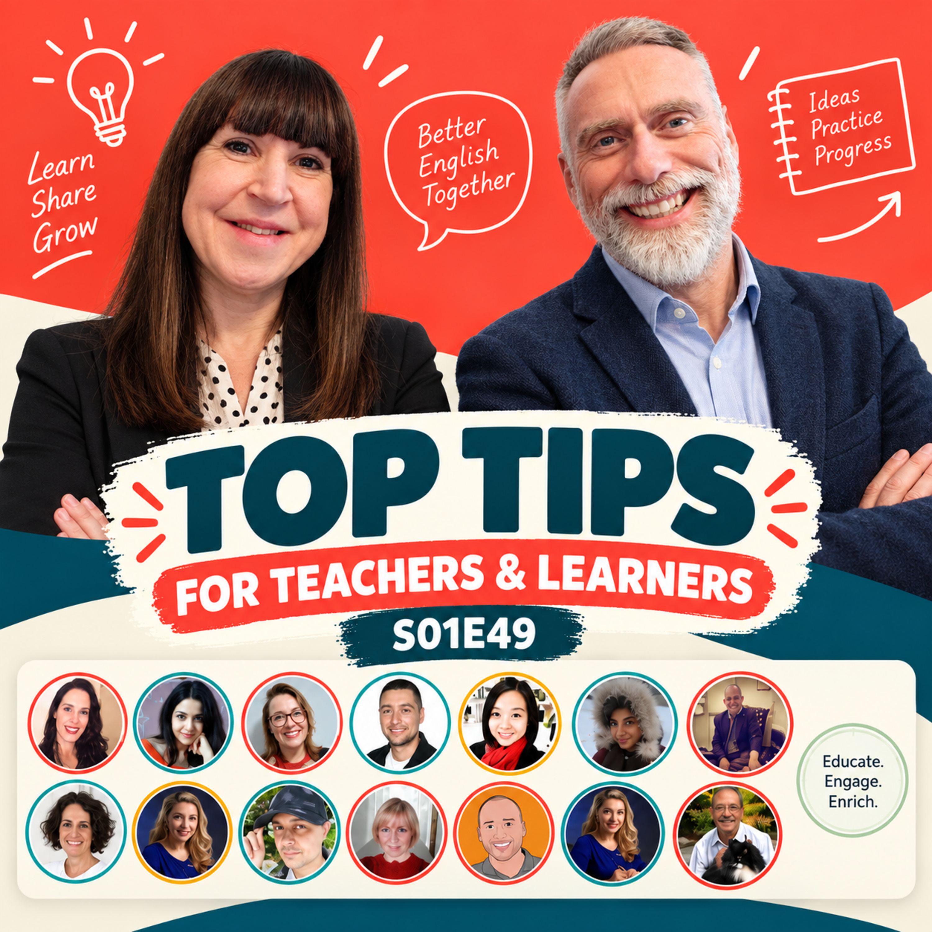 What Are the Best English Teaching and Learning Tips? – S01E49 episode artwork