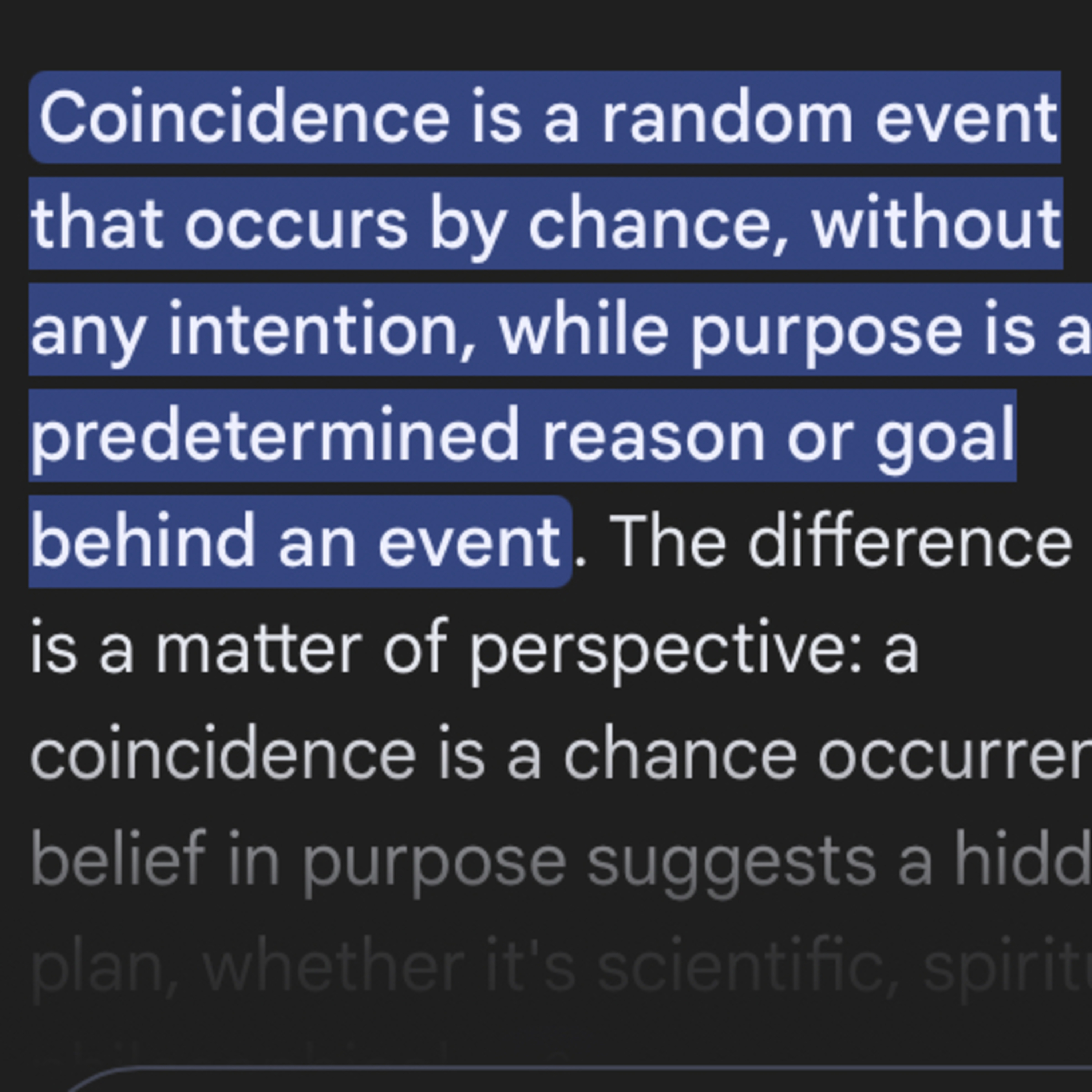Coincidence or Purpose episode artwork