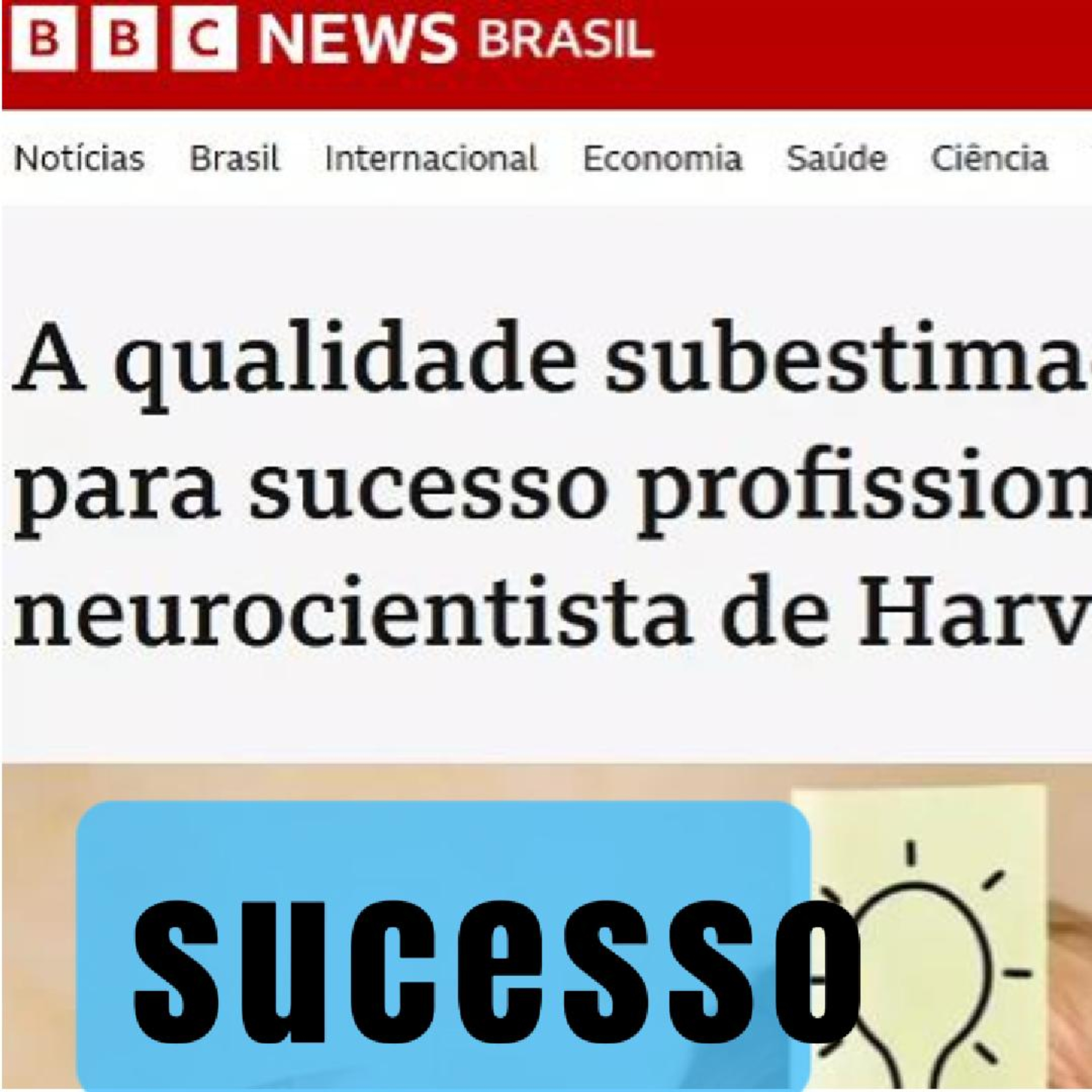  Como ter SUCESSO PROFISSIONAL? Segundo neurocientista de Harvard #bbcbrasil  episode artwork