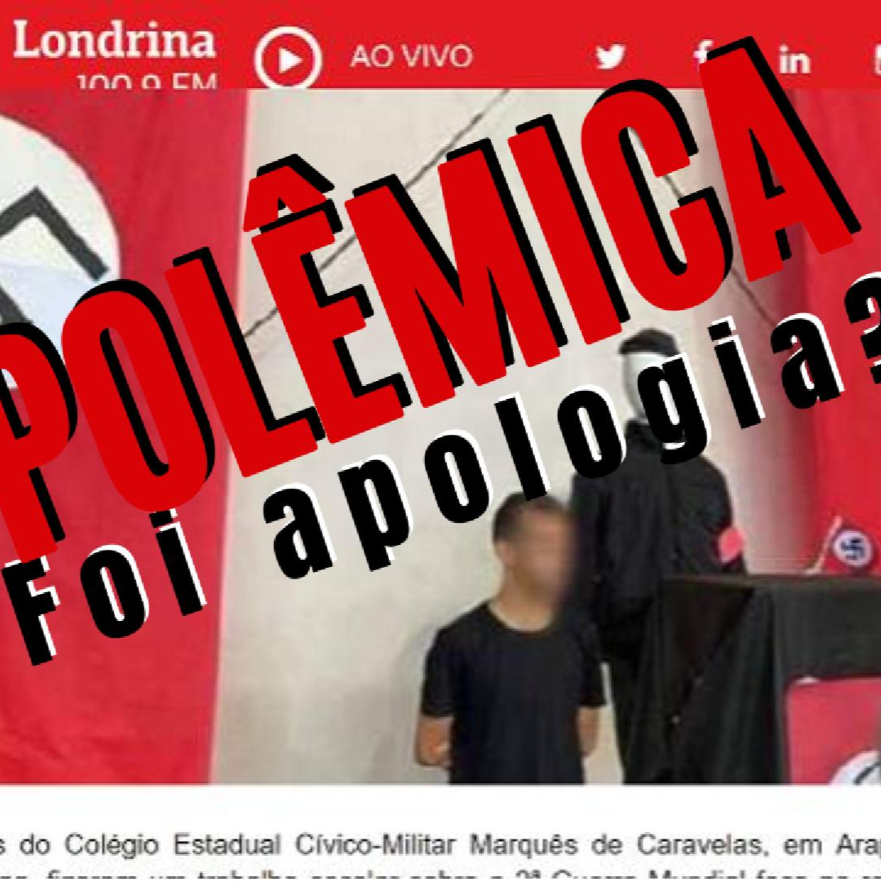Trabalho escolar em colégio de Arapongas, na região de Londrina, causa polêmica nas redes sociais episode artwork