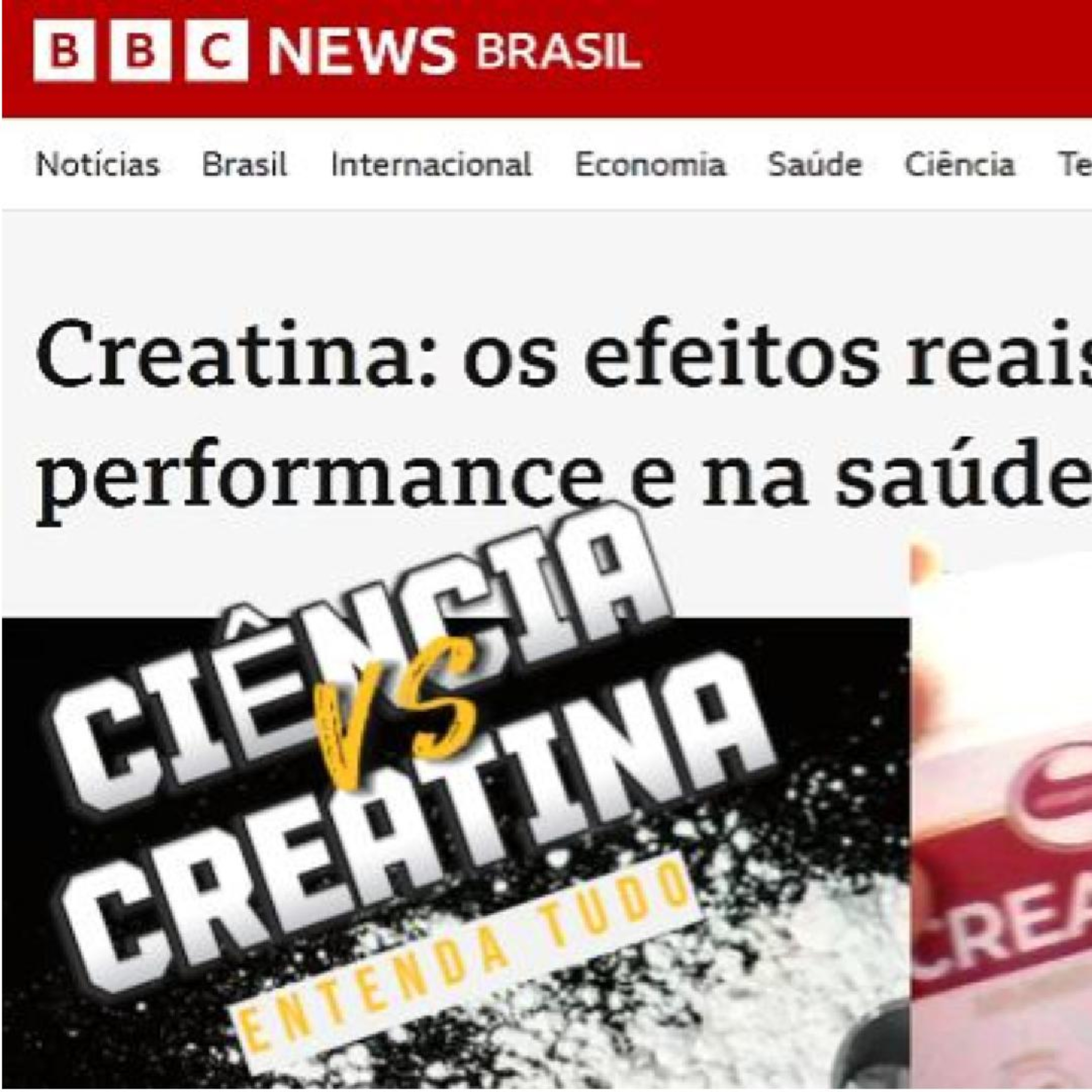 Creatina e Ciência: Descubra os efeitos reais na performance e saúde episode artwork