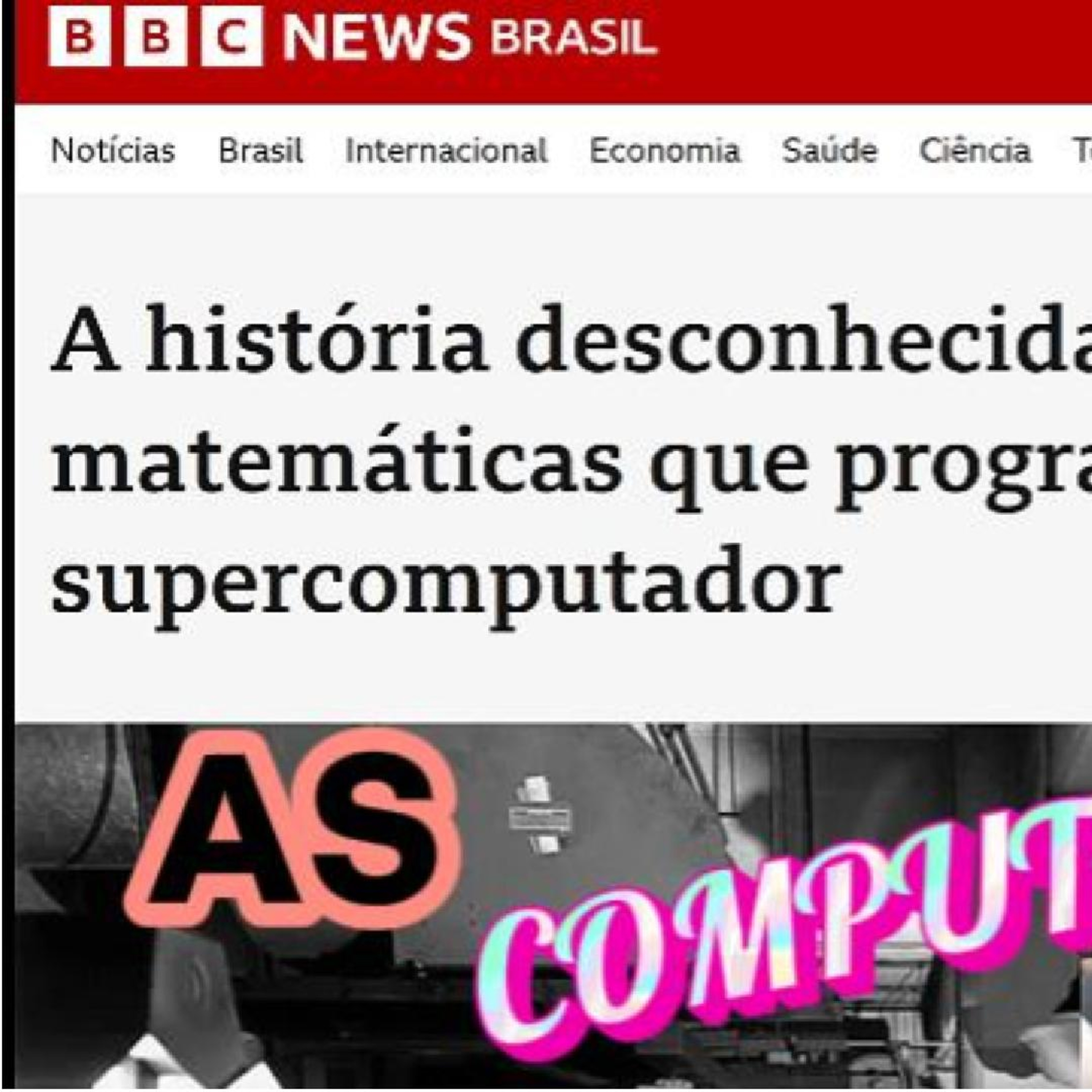 Mulheres e a Matemática: A história desconhecida das 6 matemáticas que programaram 1º supercomputador episode artwork