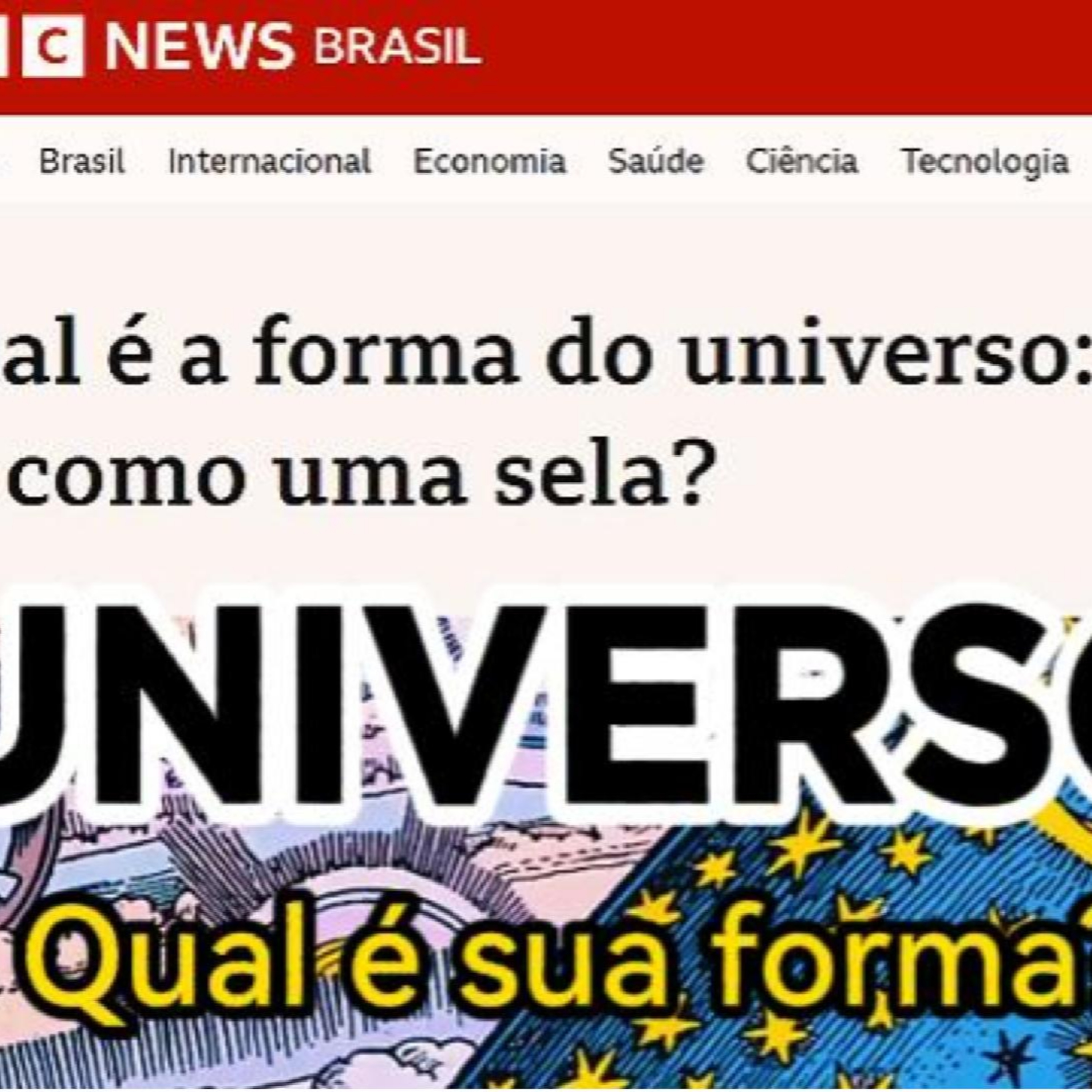 Ciência: Qual é a forma do universo: plana, esférica ou como uma sela? episode artwork