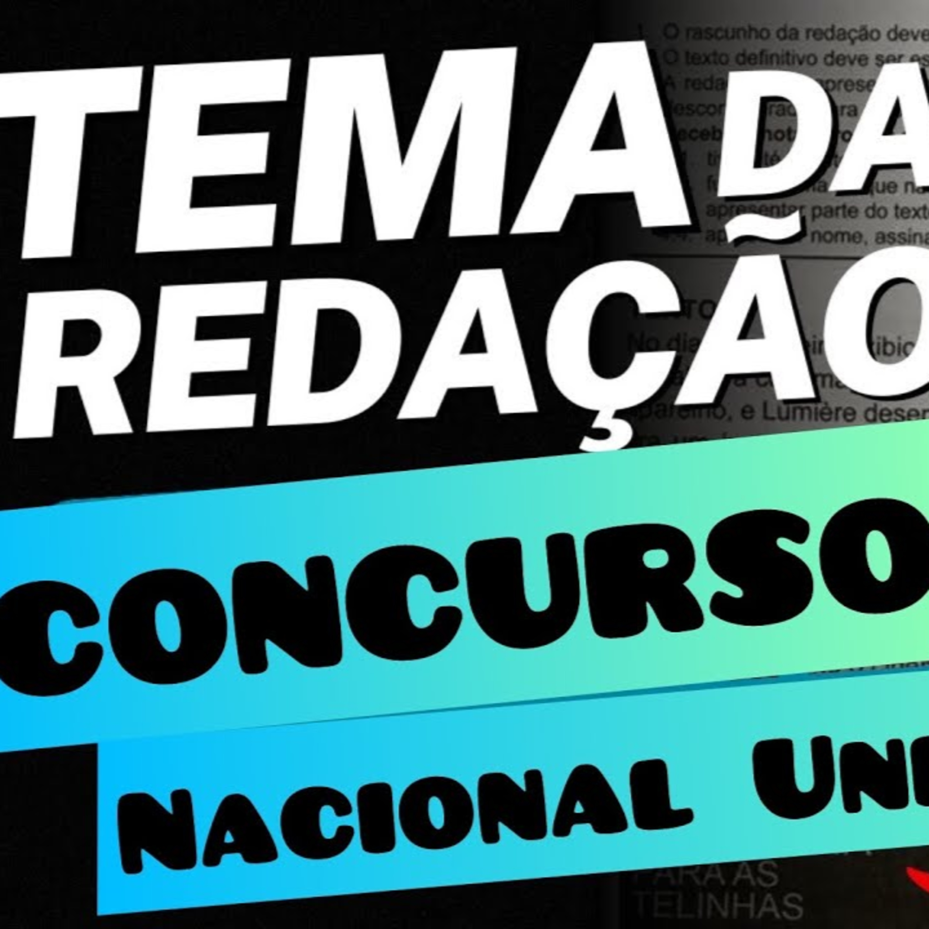 Concurso Nacional Unificado: A Prova Subjetiva / Tema da Redação episode artwork