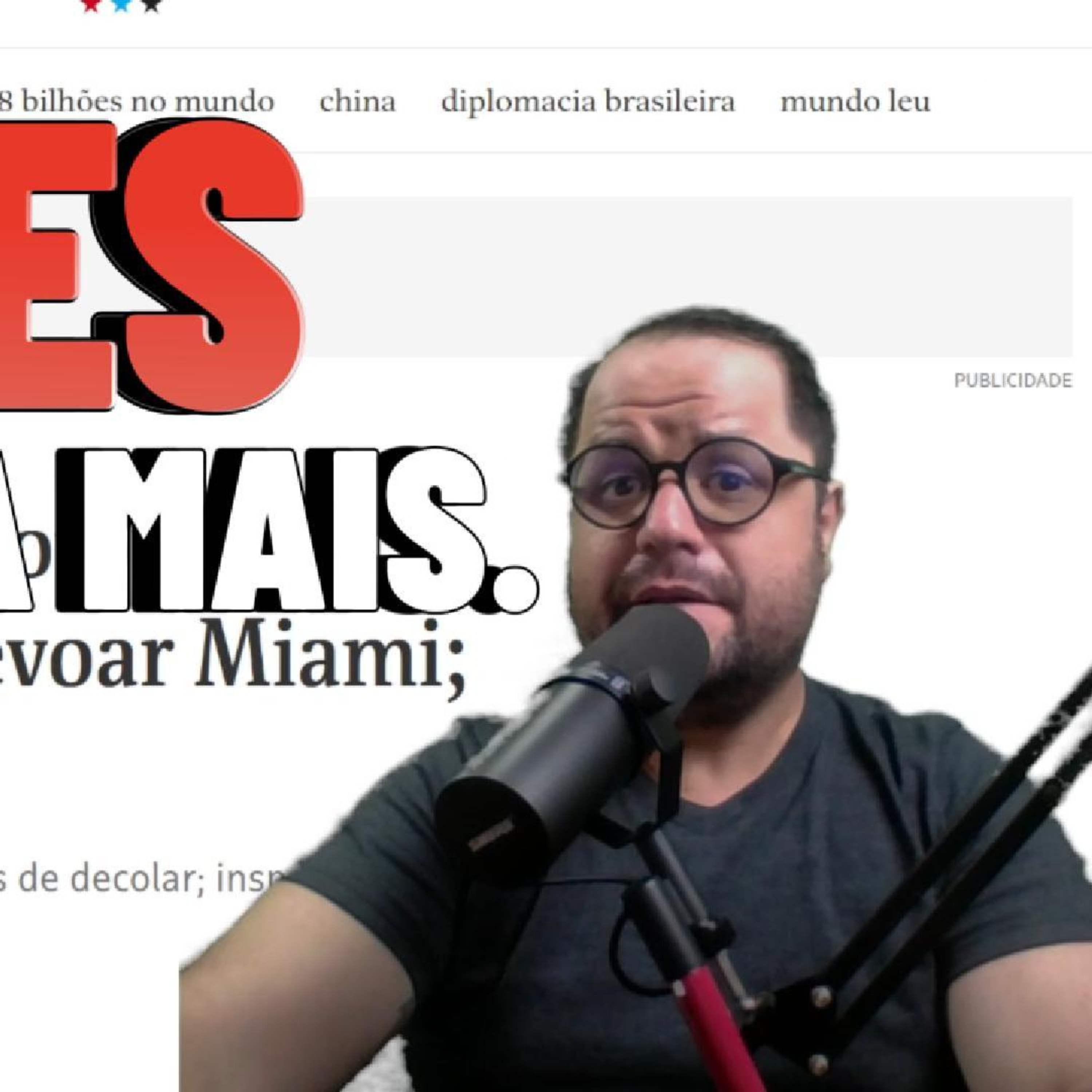 Pausa no Estudo: Avião com falha em motor solta bolas de fogo ao sobrevoar Miami episode artwork