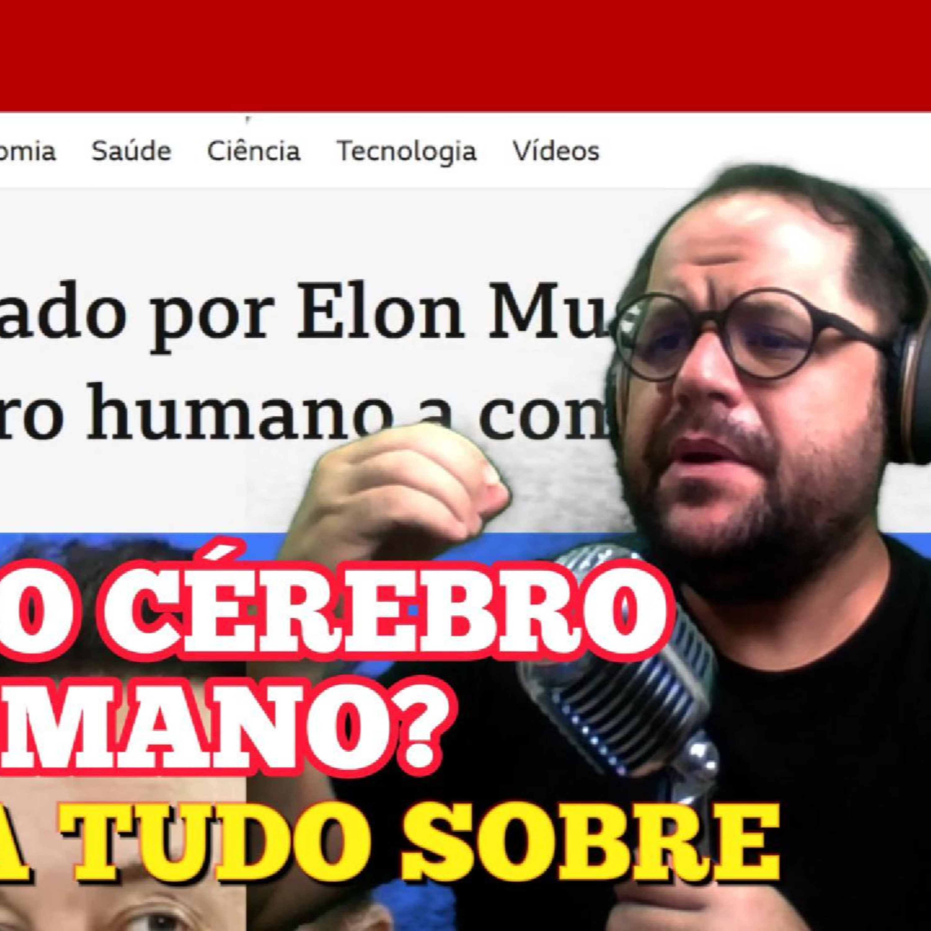 [TEMA DA REDAÇÃO - CNU] O chip que conecta o cérebro humano a computador! Elon Musk / NEURALINK episode artwork