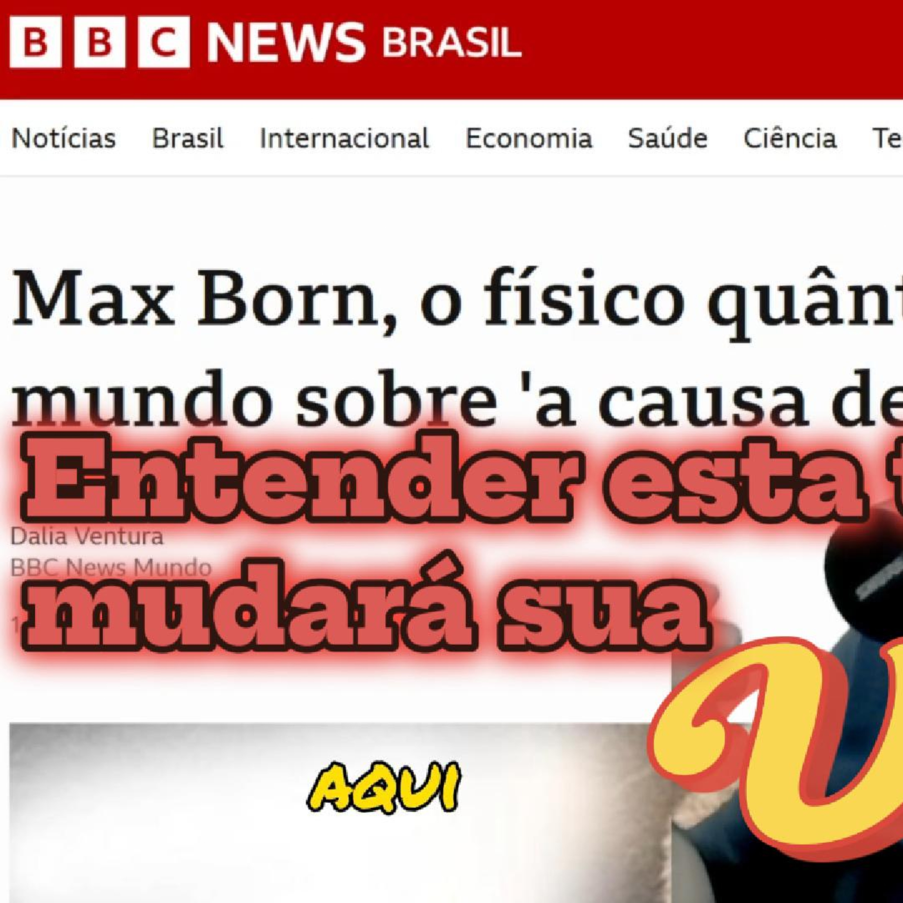 [Redação CNU] MUDE SUA VIDA - Teoria "a causa de todos os males' por Max Born Albert Einstein episode artwork