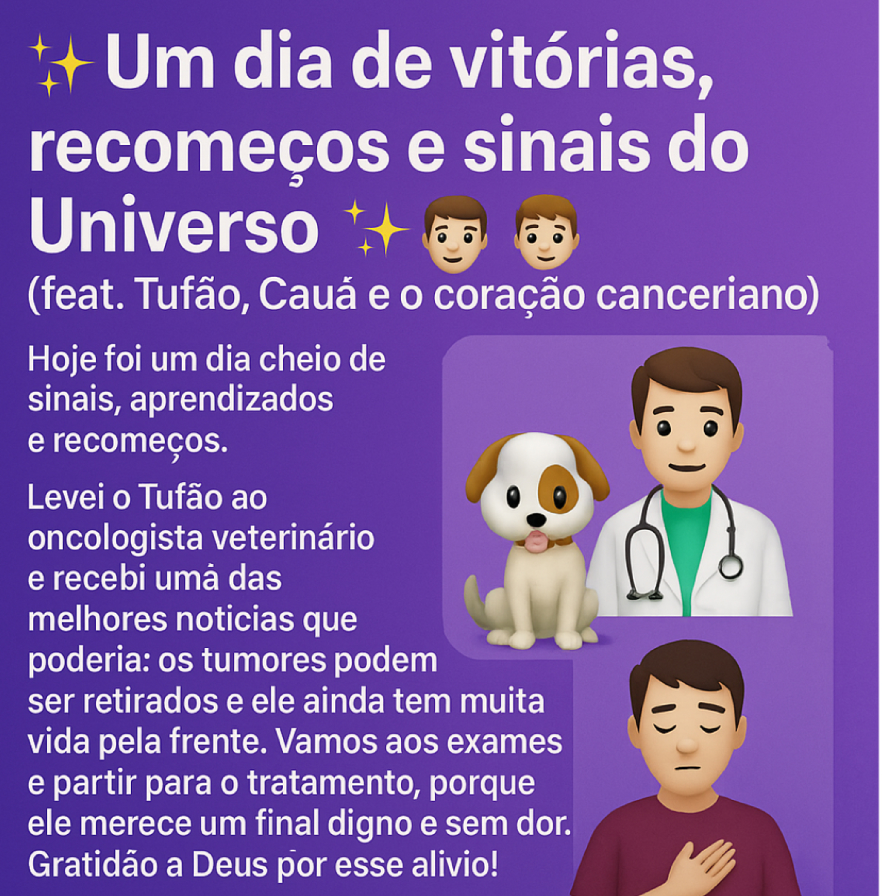 ✨ Um dia de vitórias, recomeços e sinais do Universo ✨ - sobre a tarde de 4 de abril de 2025 episode artwork