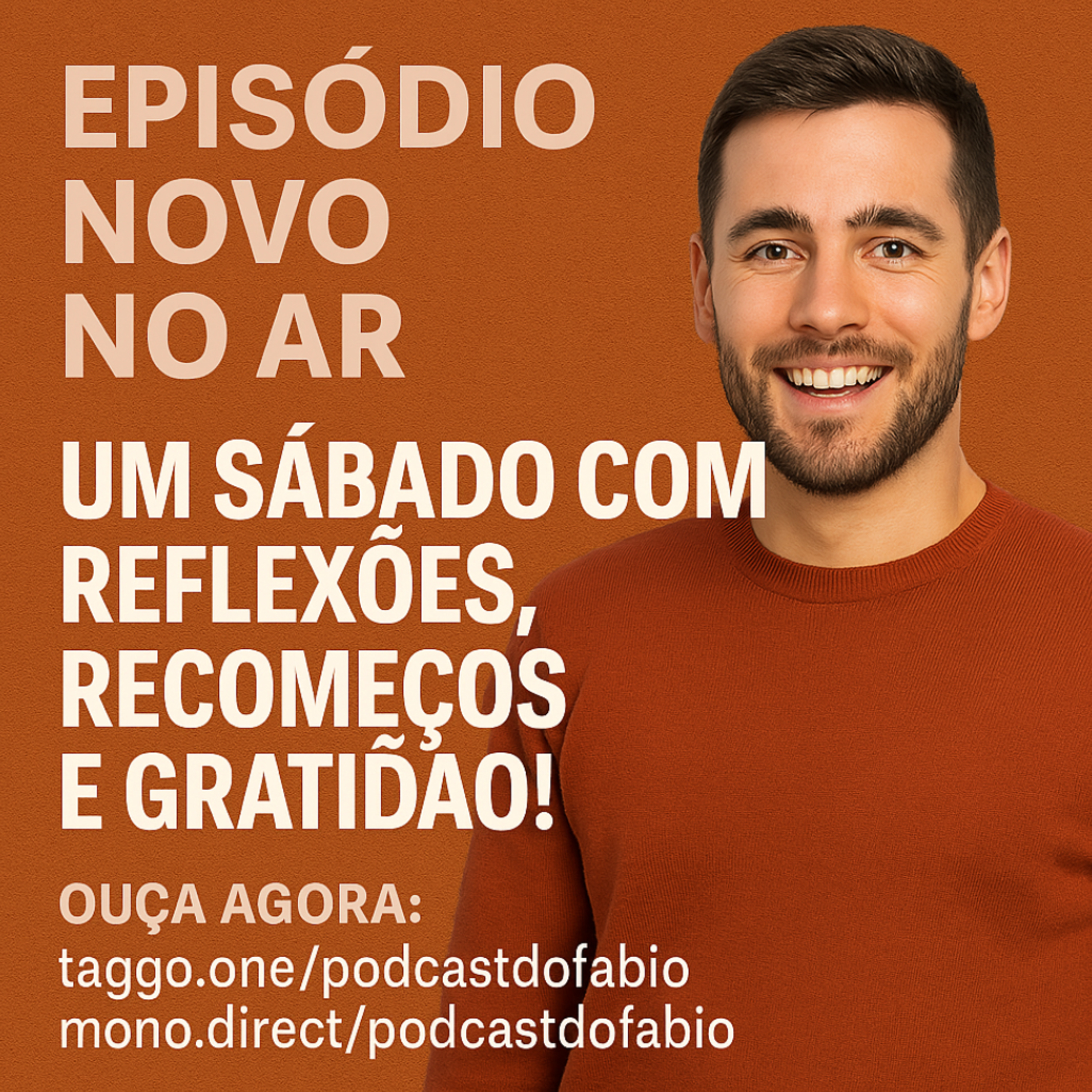 ✨ UM SÁBADO DE REFLEXÕES, RECOMEÇOS E GRATIDÃO! ✨
🌿 💭 Sentimentos à flor da pele - 12 abril 25 episode artwork