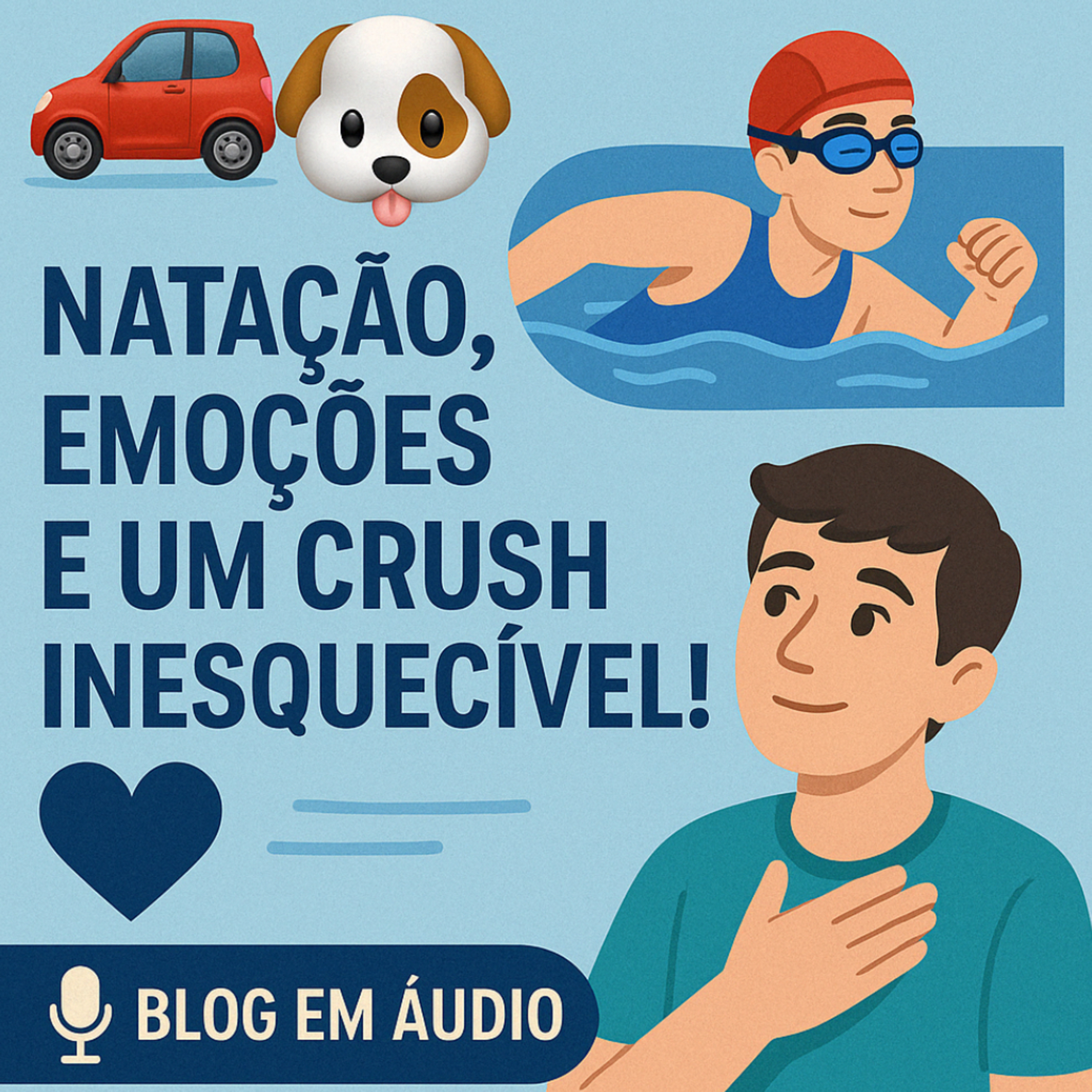 🚗🐶 Natação, Emoções e um Crush Inesquecível! 💙💪 #PodcastDoFabio - parte 1 do dia - 16/04/25 episode artwork