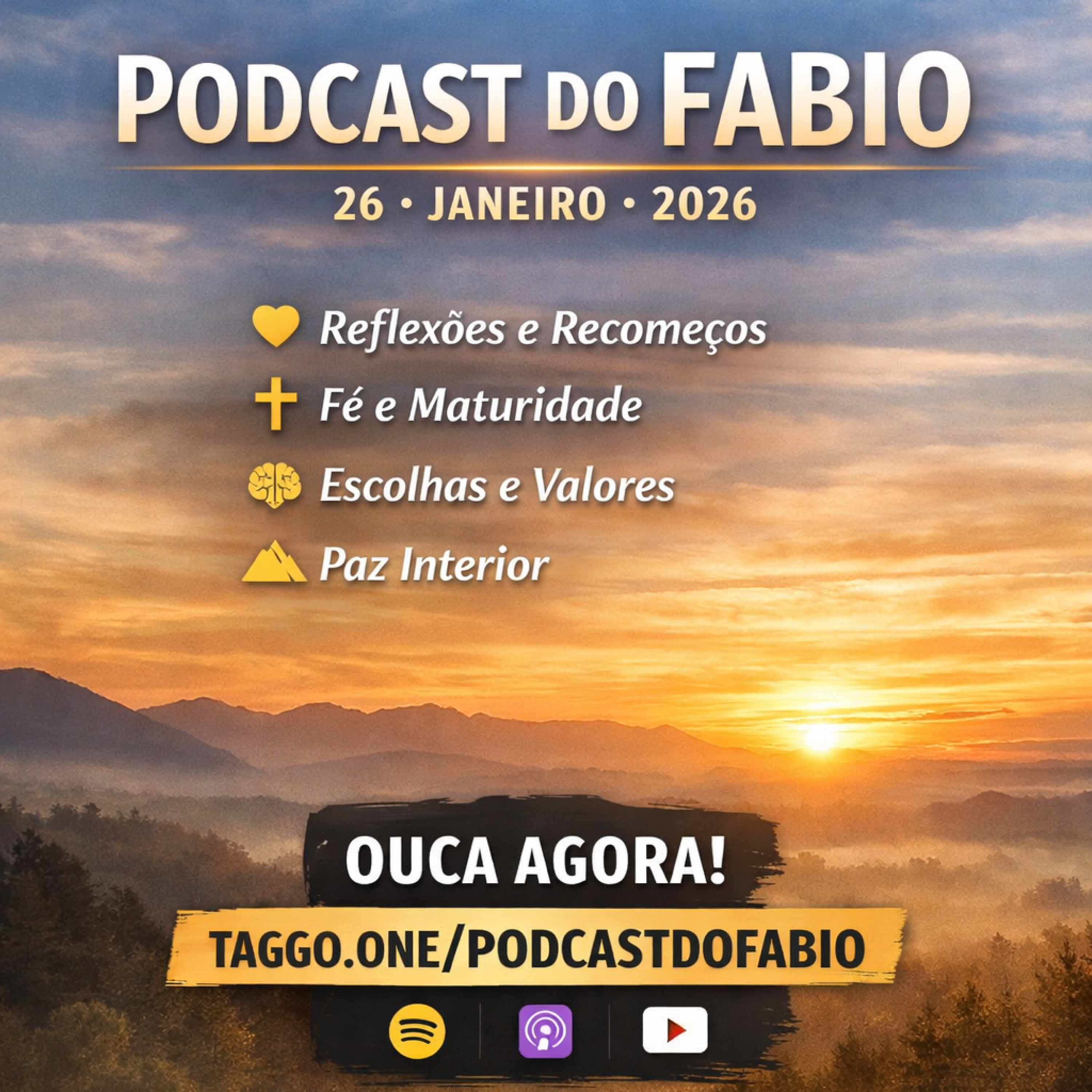 26 de Janeiro de 2026. - reflexões abrem o ano … e seguem a vida!  episode artwork