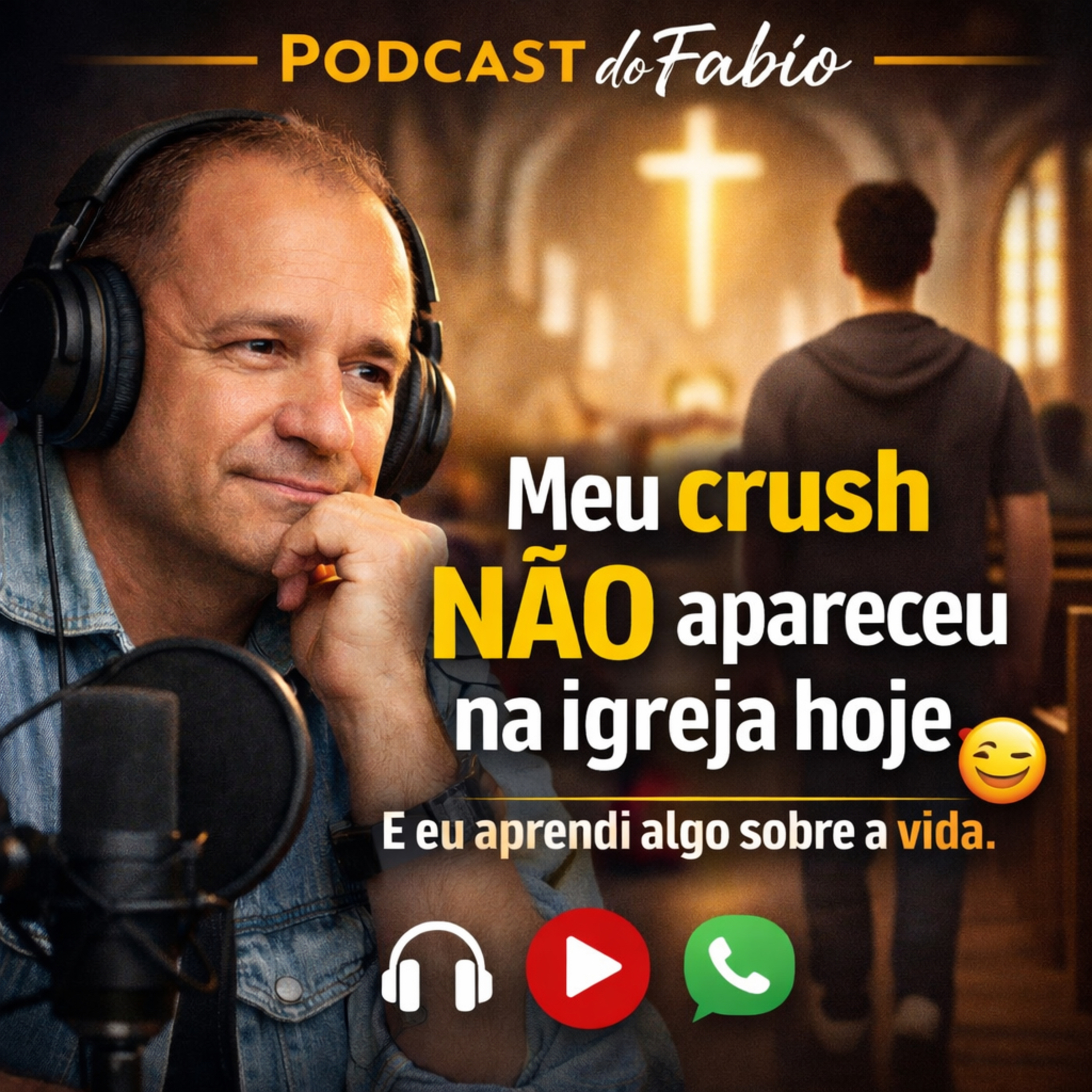 08 de Março de 2026 - Meu crush não apareceu na igreja hoje😅 Dia de algumas reflexões sobre a vida. episode artwork