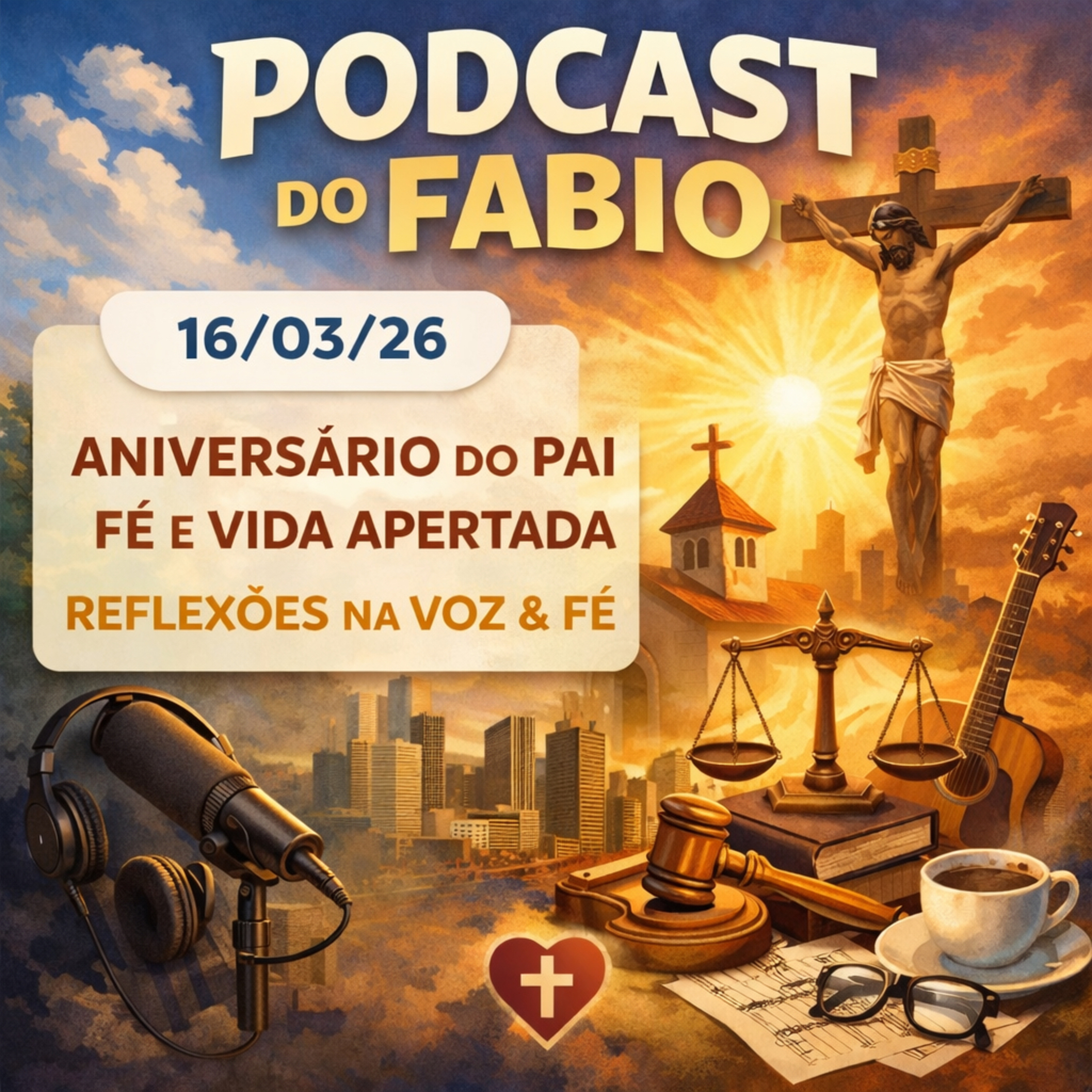 16 de Março de 2026 - Entre Saudade e Fé: Quando a Vida Está Puxada, Deus Sustenta episode artwork