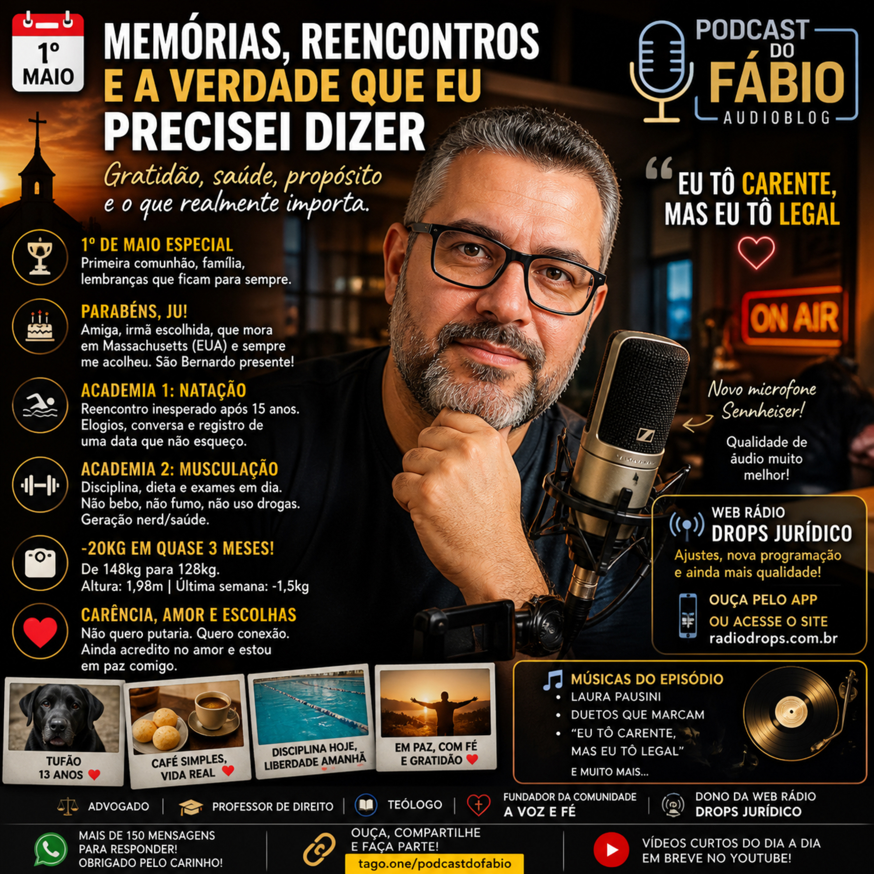 1º de Maio de 2026: Memórias, Reencontros e a Verdade Que Eu Precisei Dizer.