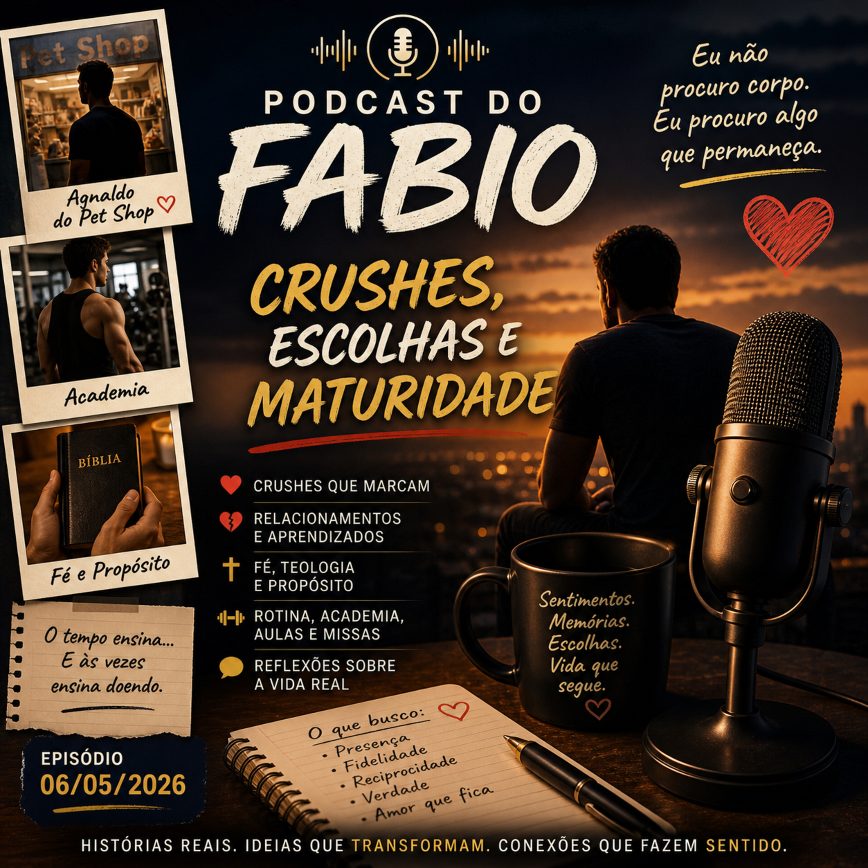 06 de Maio de 2026 - Eu Não Procuro Corpo. Procuro Algo Que Permaneça. episode artwork